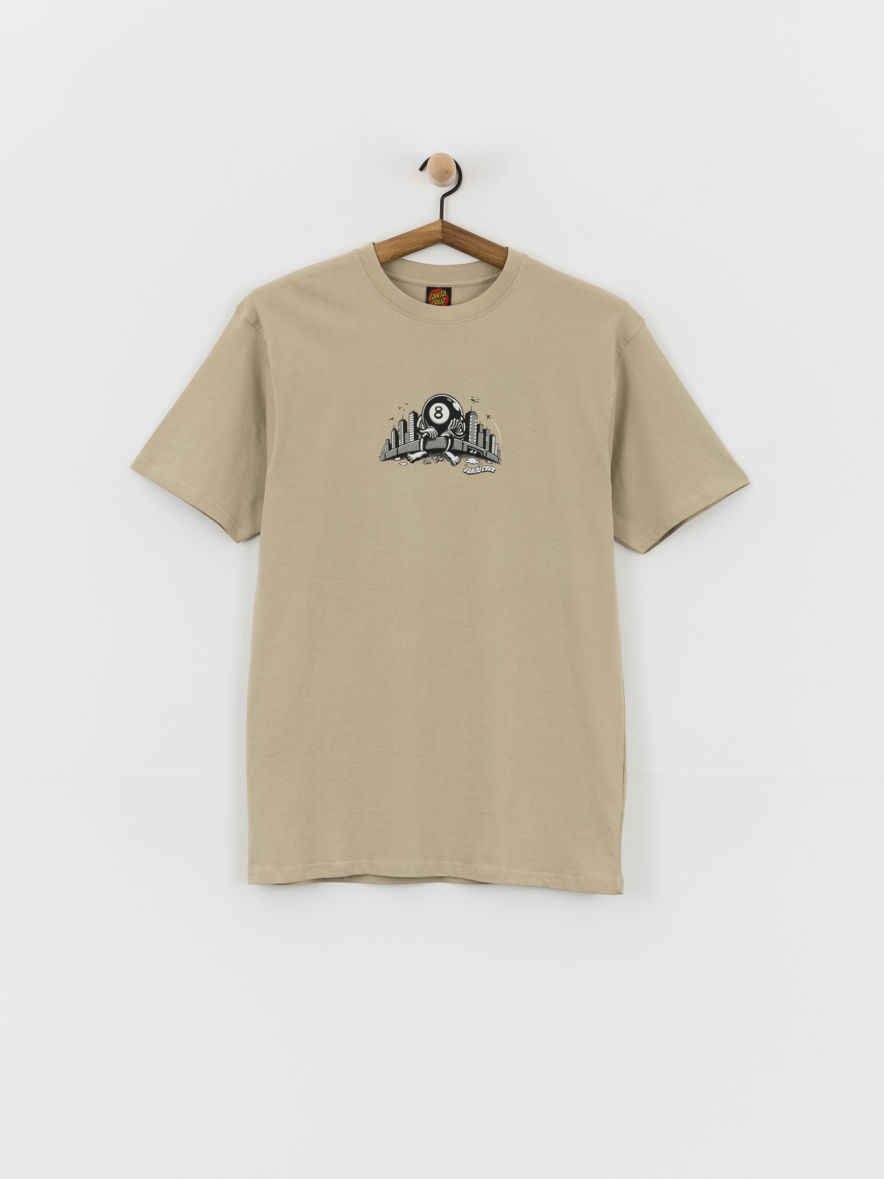 Tričko Santa Cruz Winkowski Curb Front (stone grey)