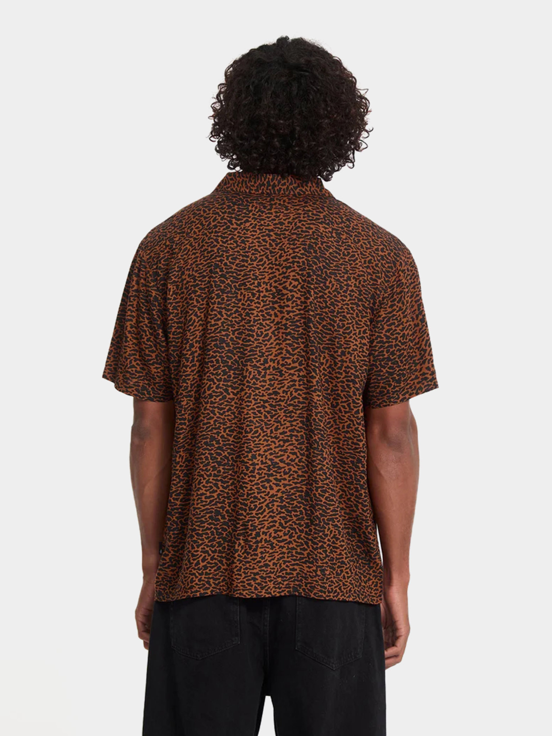 Košeľa Volcom Utopias Print (brown horn)