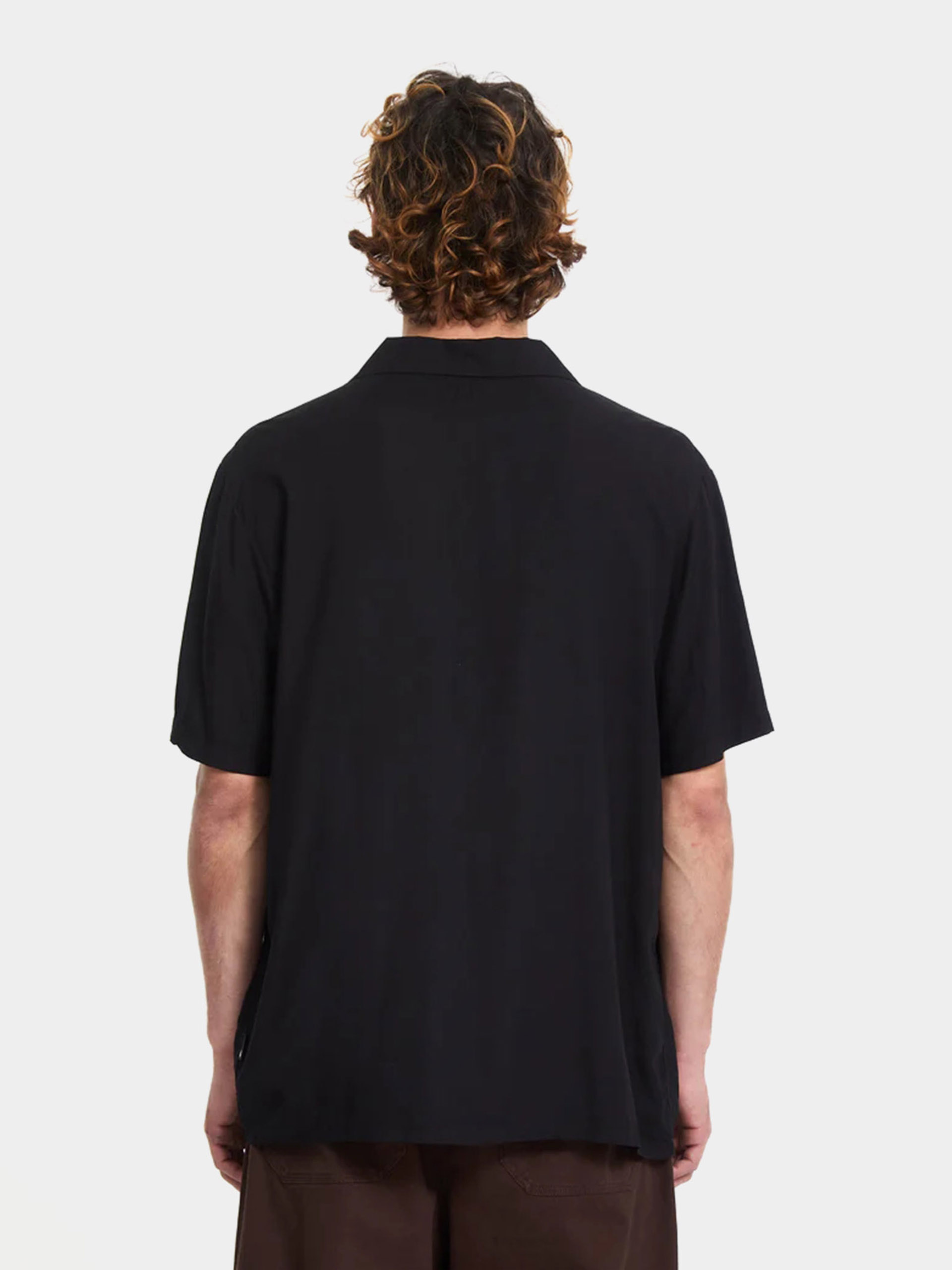 Košeľa Volcom Single Stone (gloss black)