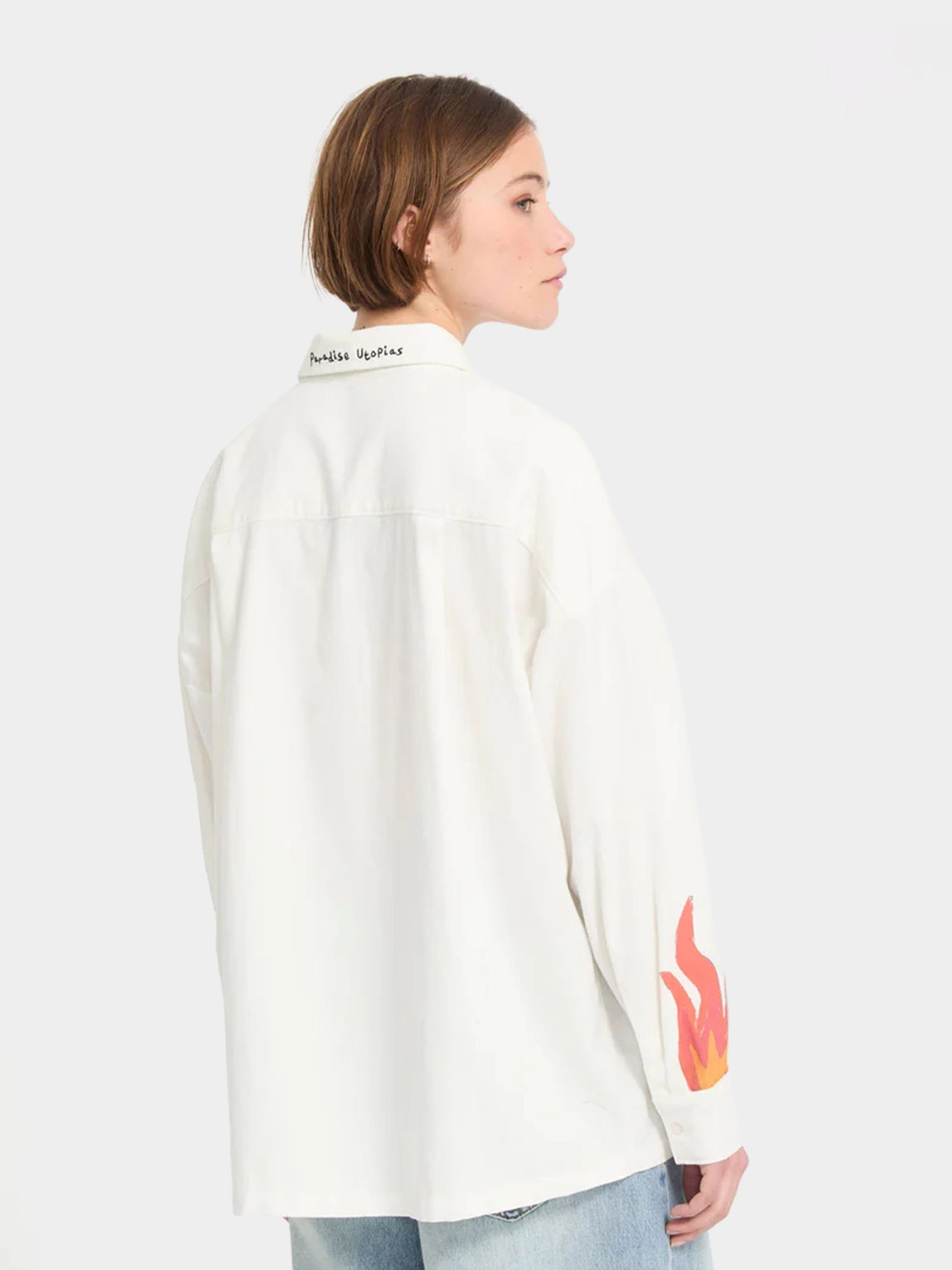 Košeľa Volcom Fa Mickey Mason Wmn (off white)