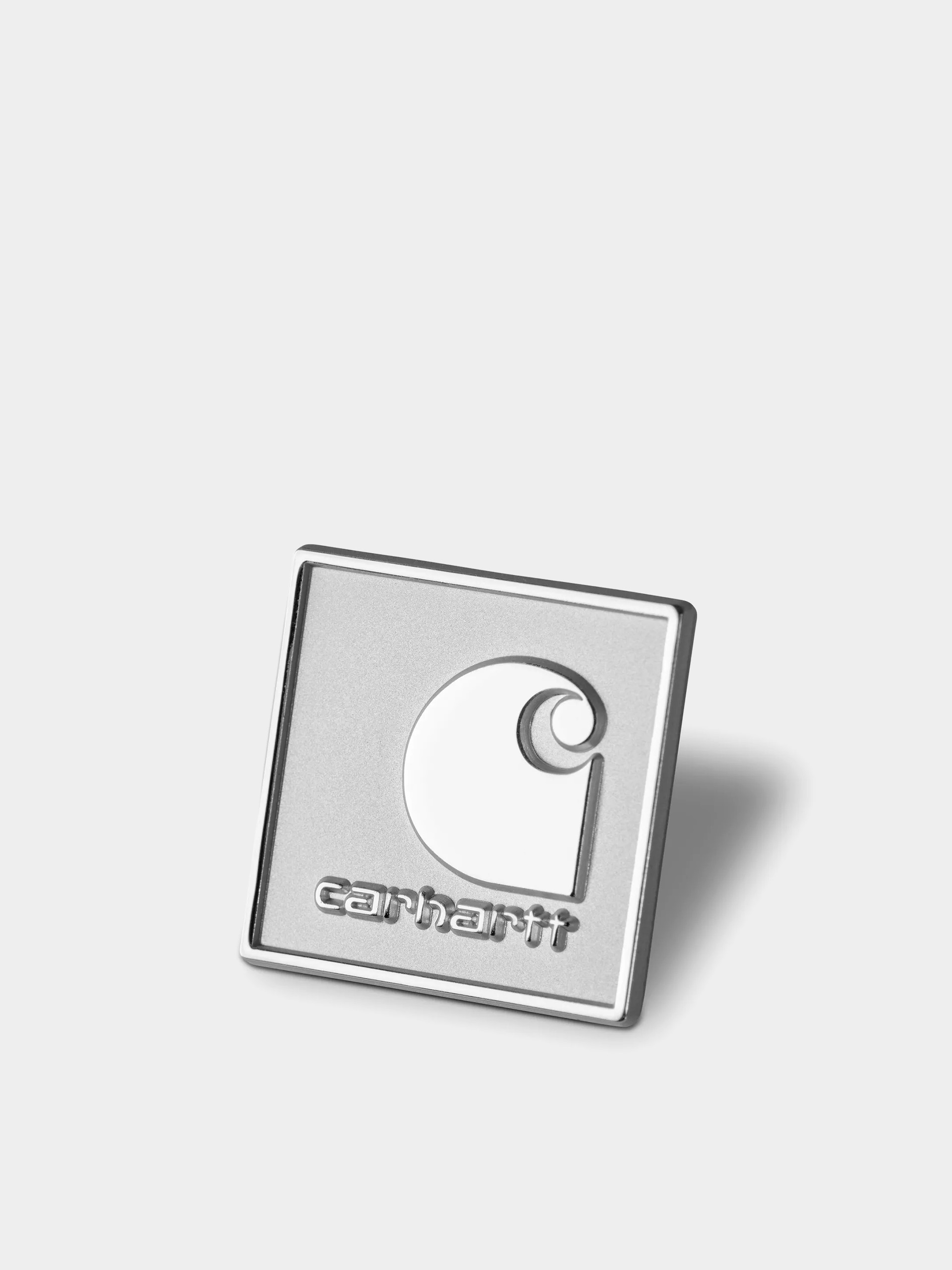 Špendlík s logom Carhartt WIP Square Label (silver)