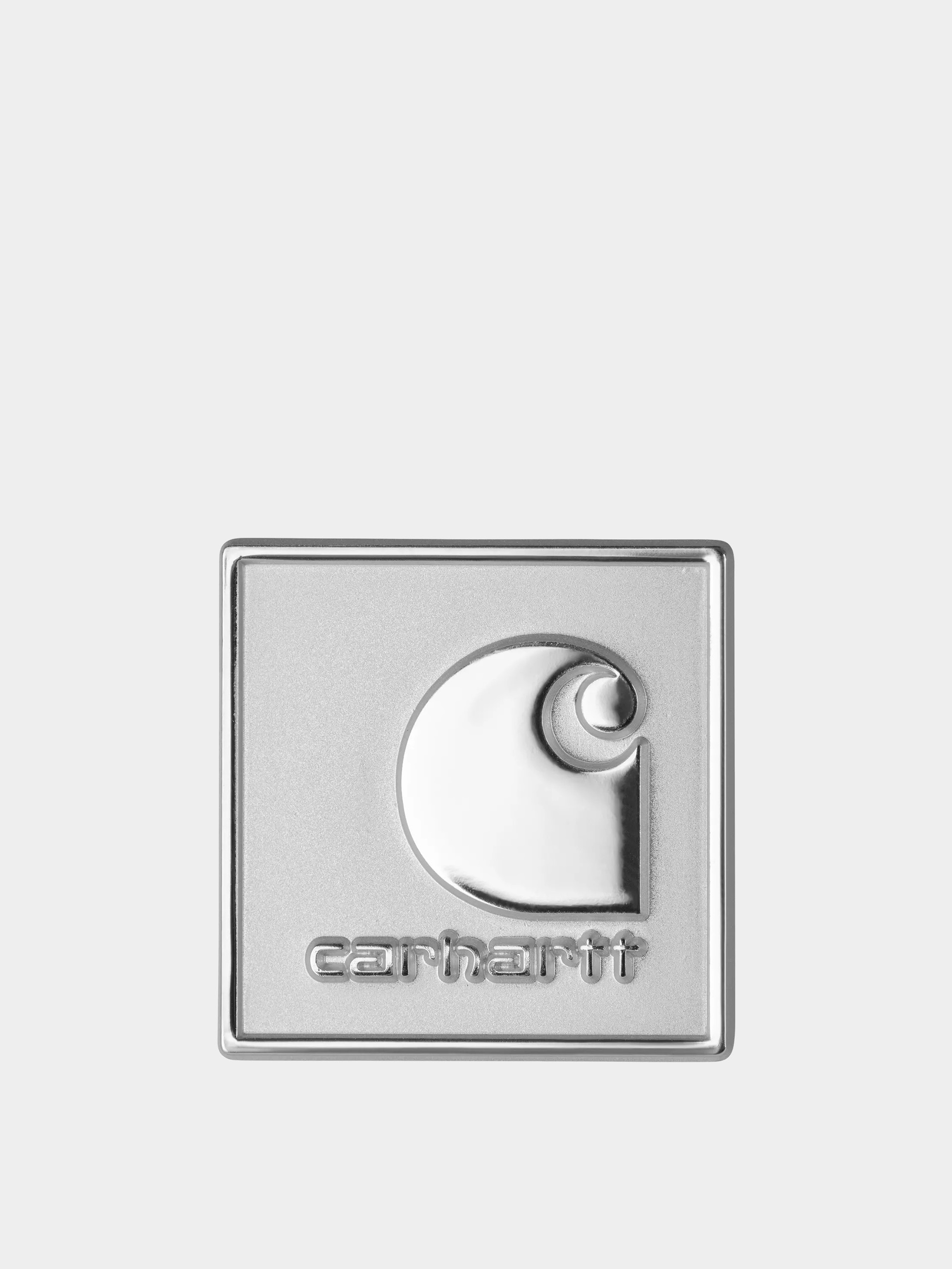 Špendlík s logom Carhartt WIP Square Label (silver)