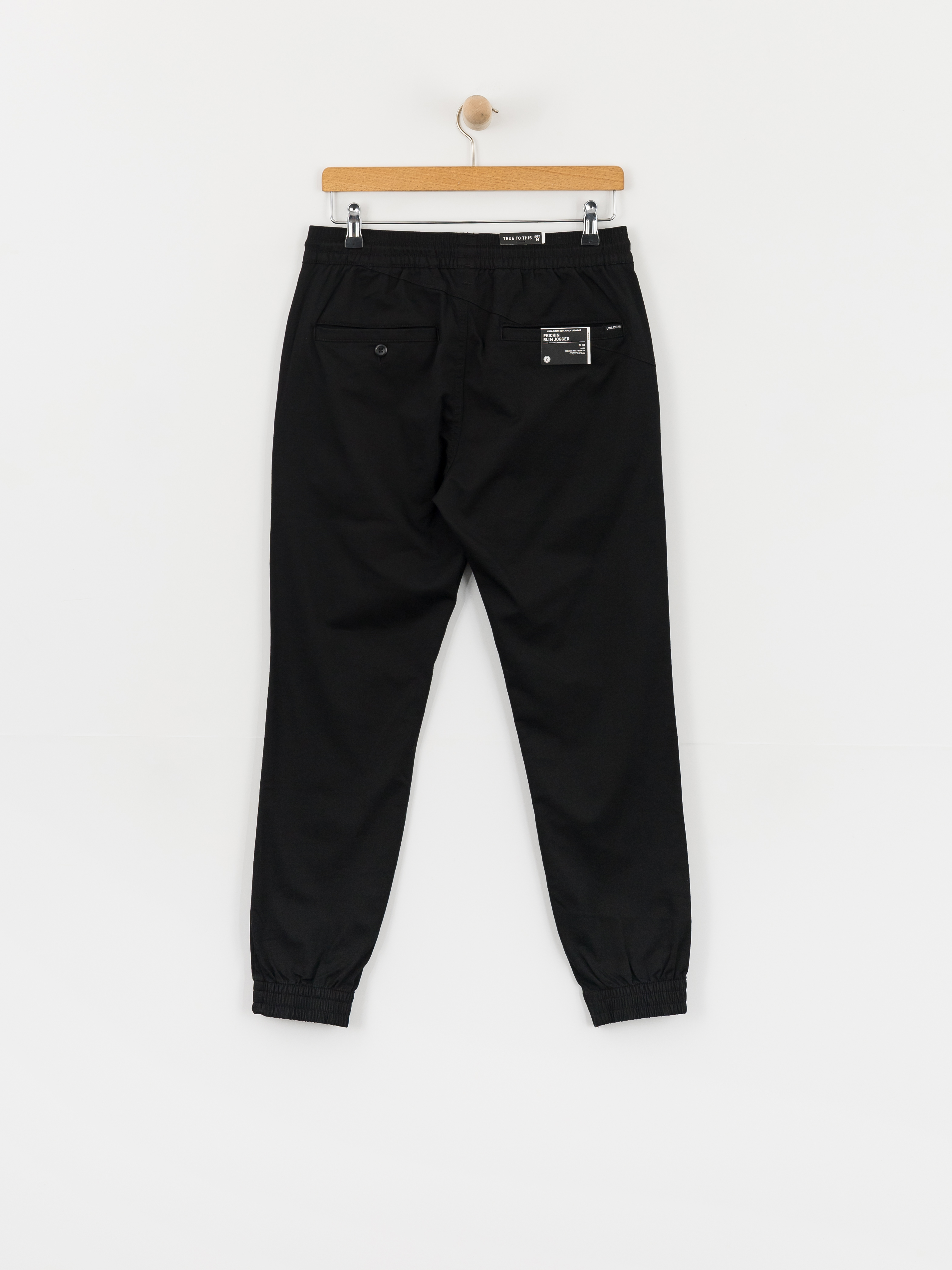 Nohavice Volcom Frickin Slim Jogger (black)