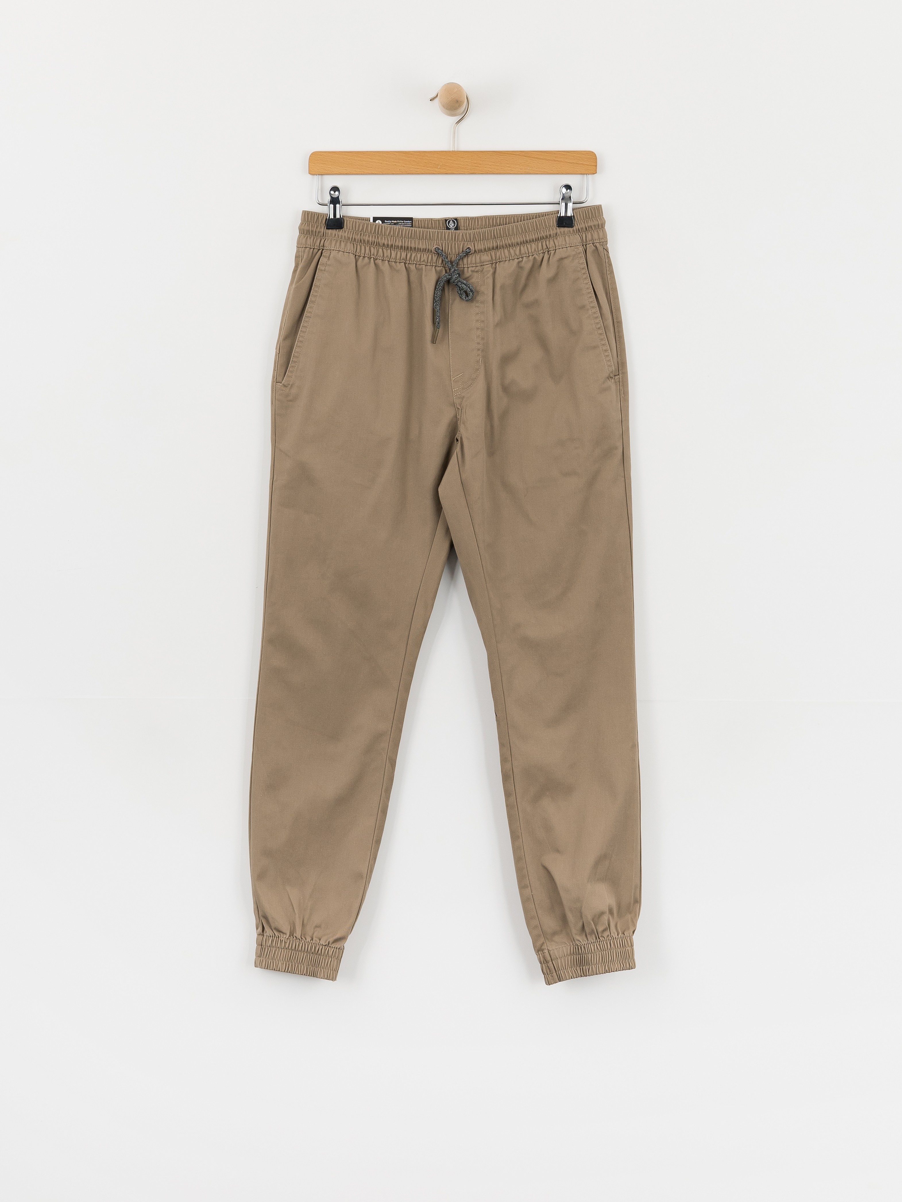Nohavice Volcom Frickin Slim Jogger (khaki)