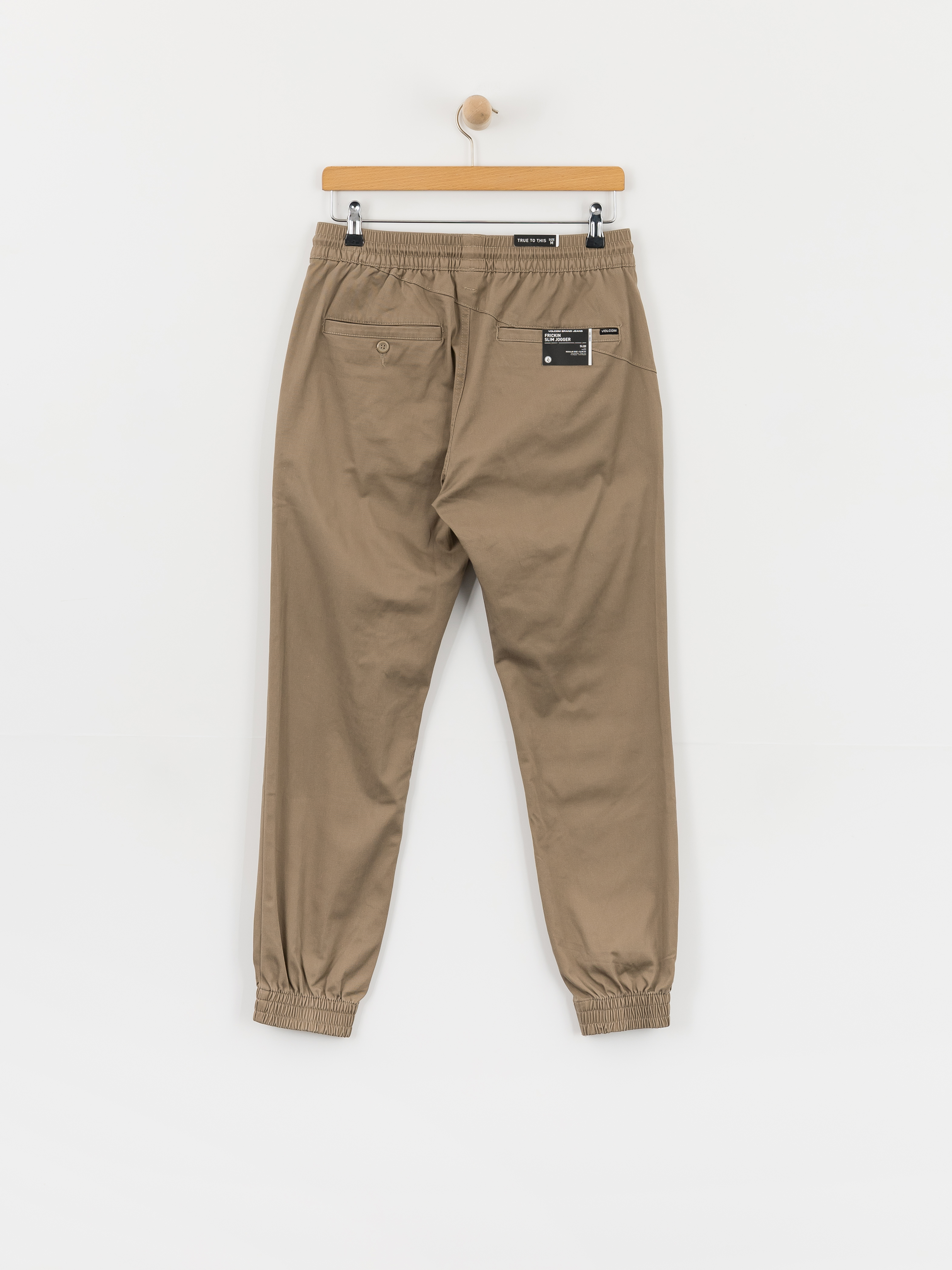 Nohavice Volcom Frickin Slim Jogger (khaki)