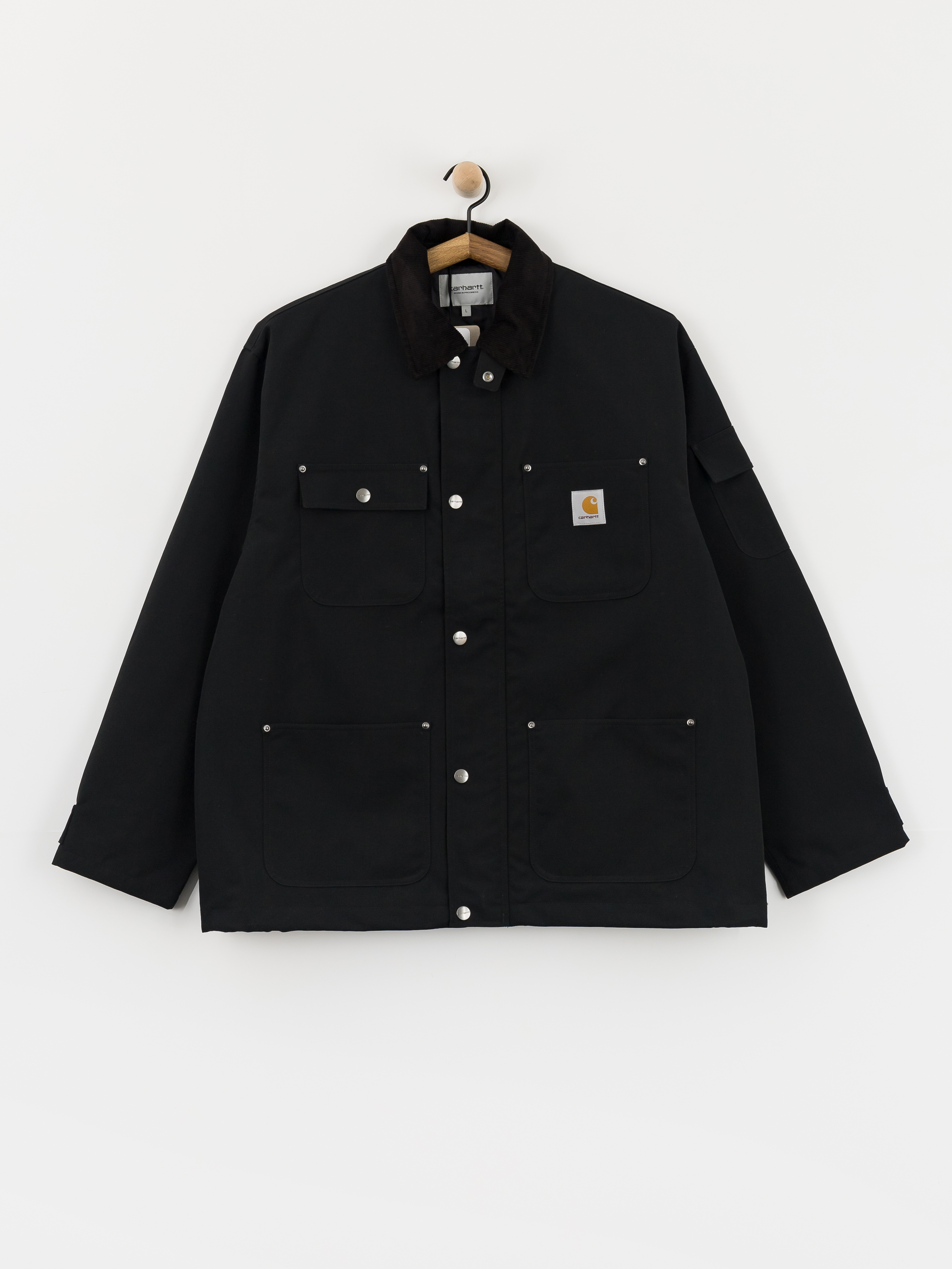 Bunda Carhartt WIP Clapton (black/black)