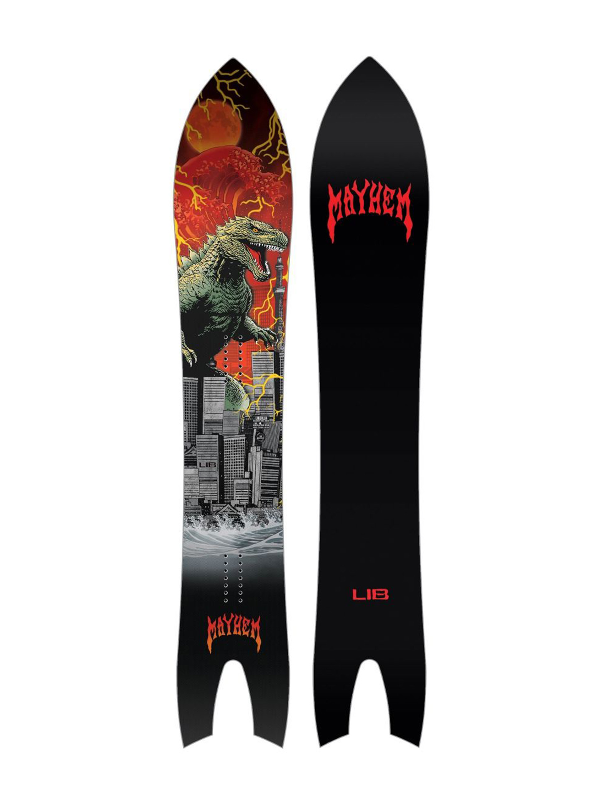 Snowboard Lib Tech Mayhem Libzilla (black/red)