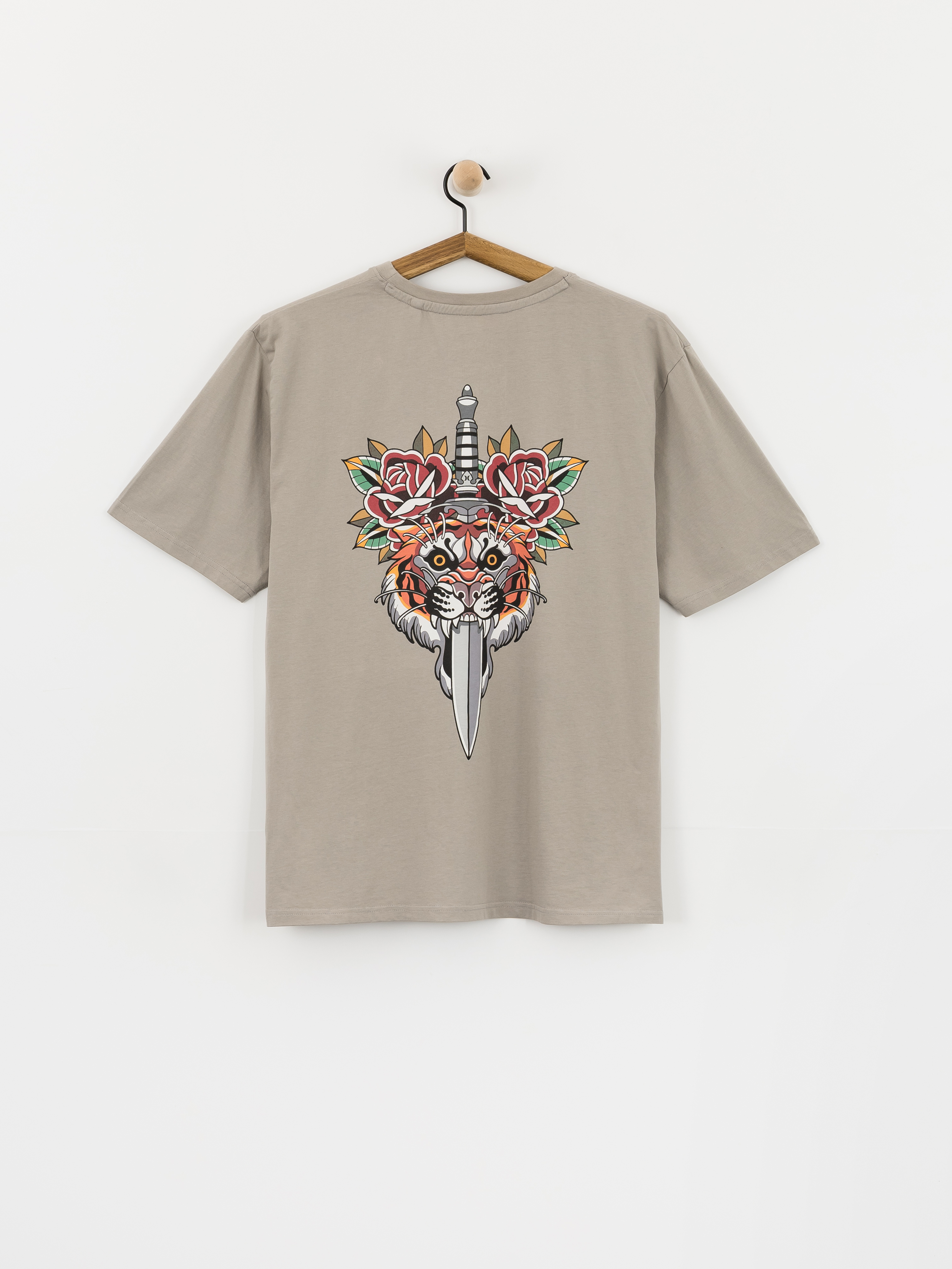 Tričko Hurley Tattoo Trudy Tigger (particle grey)