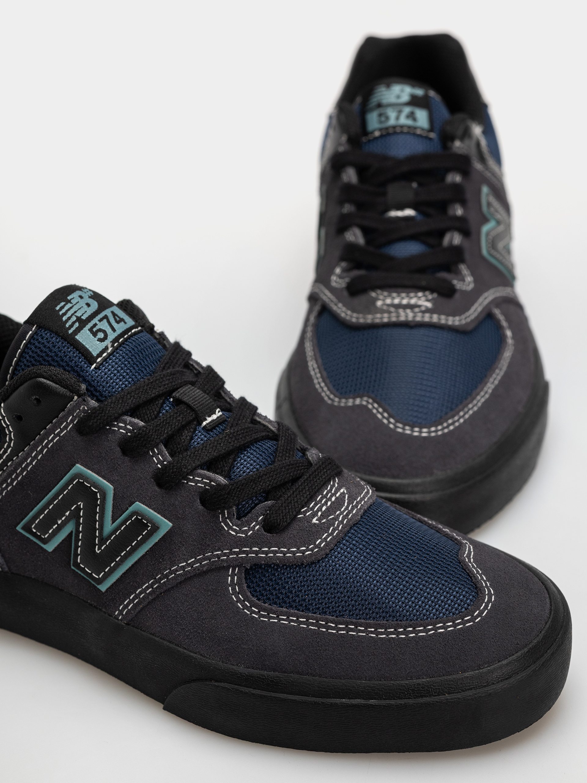 Topánky New Balance 574 (faded black/faded teal)