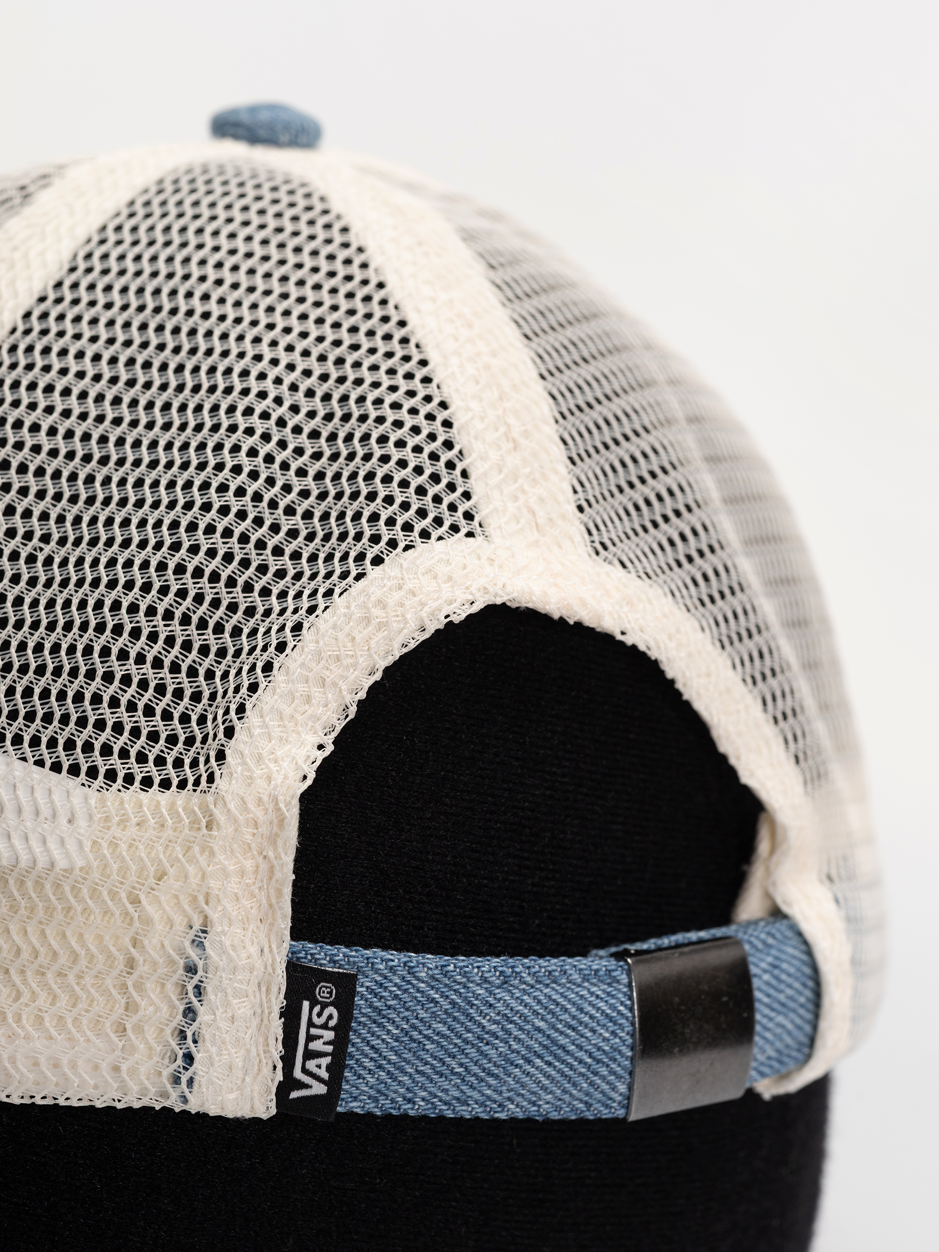 Šiltovka Vans Marked Jockey Trucker (stonewash/blue)