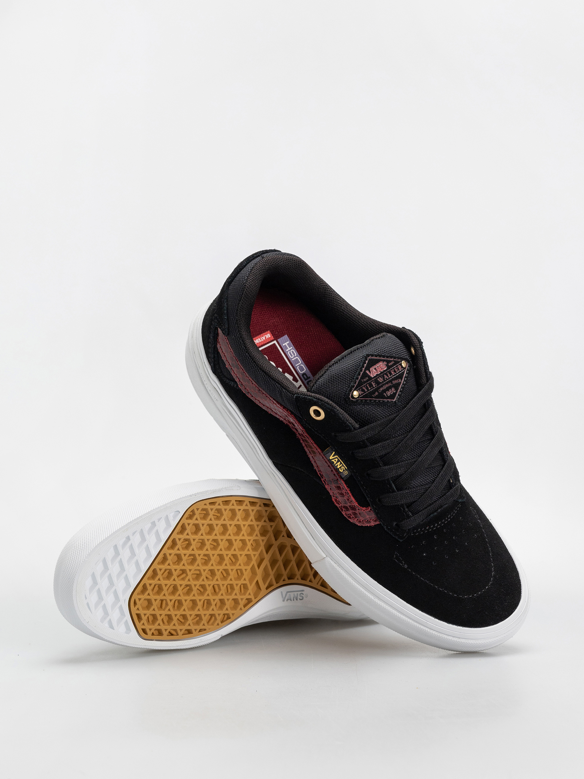 Topánky Vans Skate Kyle Walker (python black)