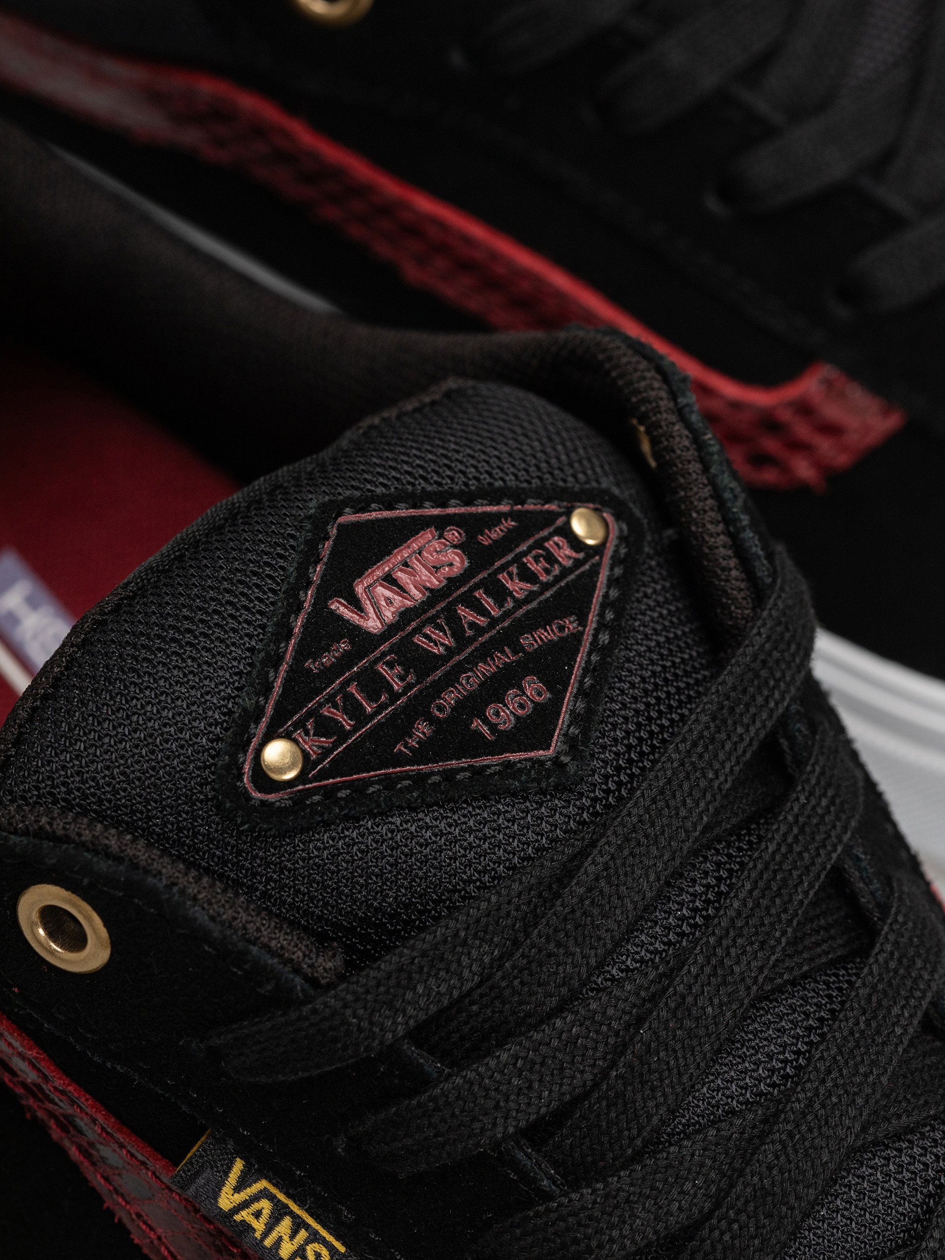 Topánky Vans Skate Kyle Walker (python black)