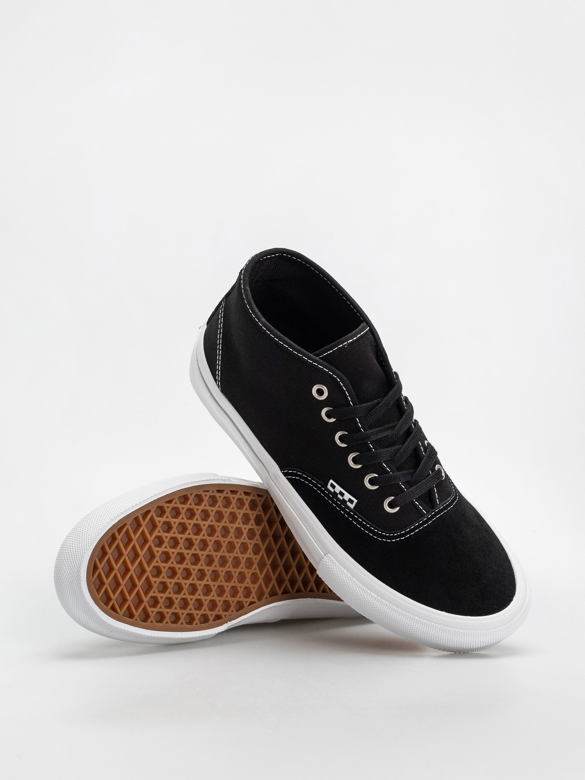 Topánky Vans Skate Authentic Mid (black/white)