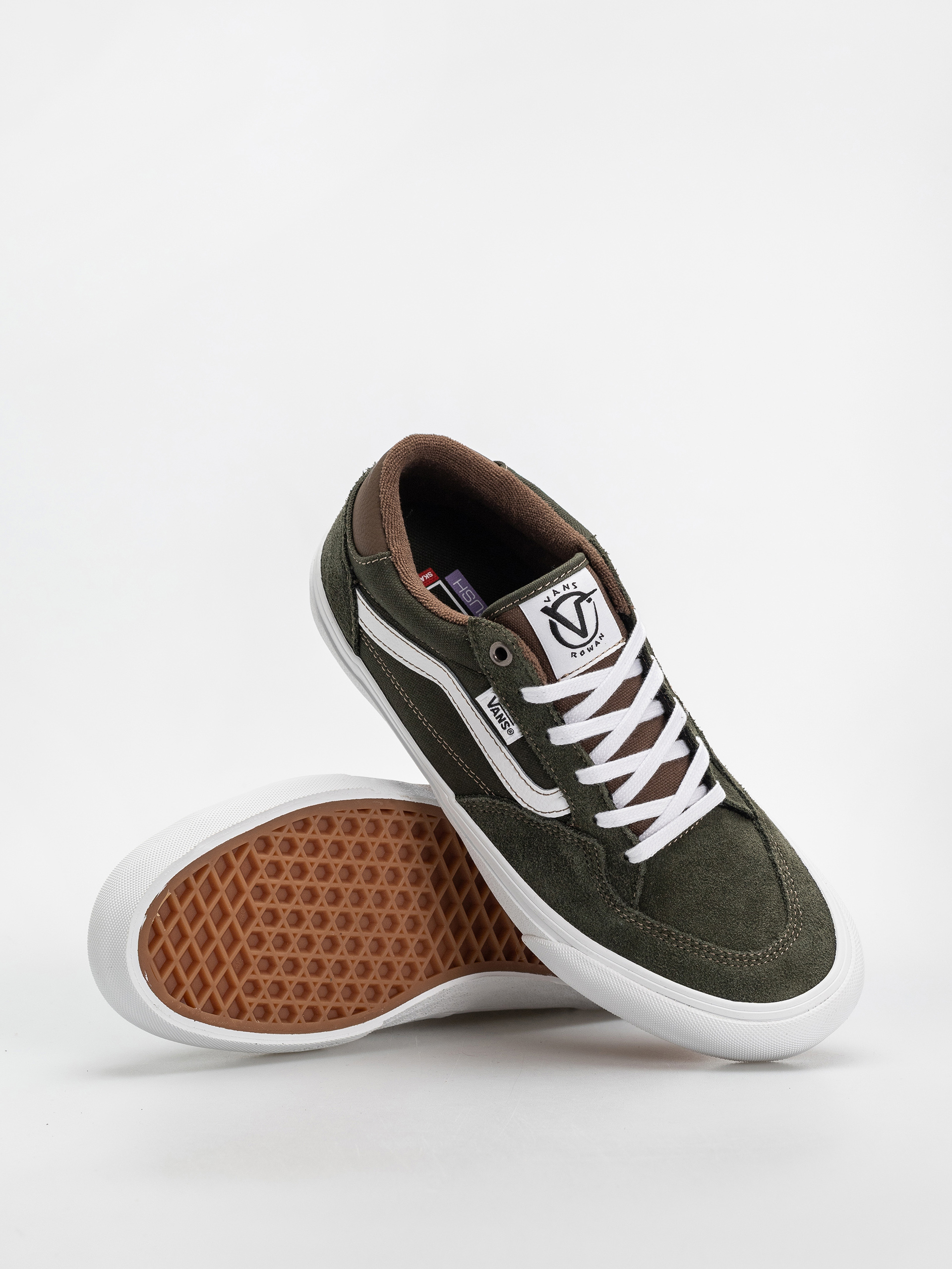 Topánky Vans Skate Rowan (green/brown)
