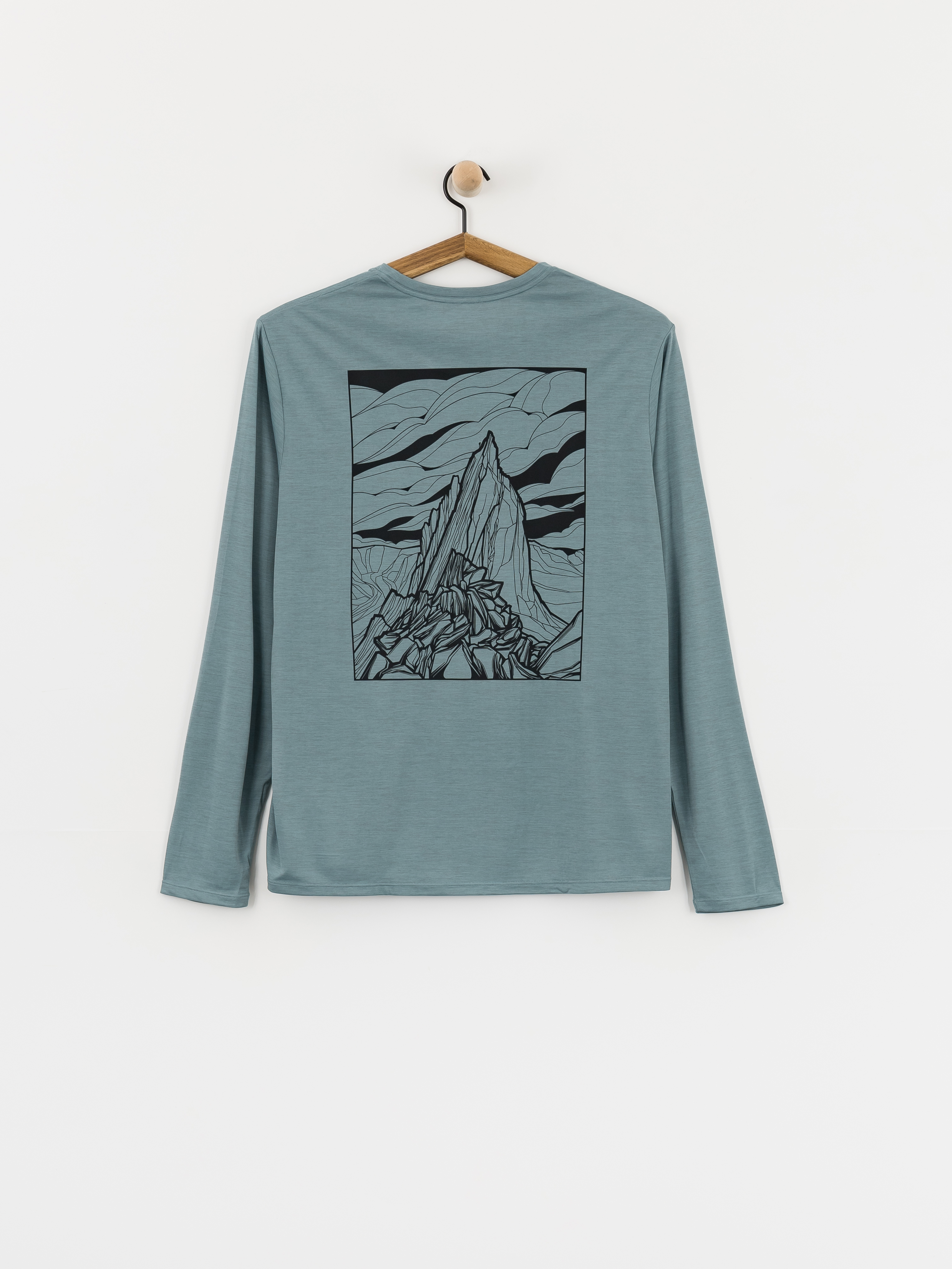 Triko Patagonia Capilene Cool Cloud Crag (blue sage/light blue sage)