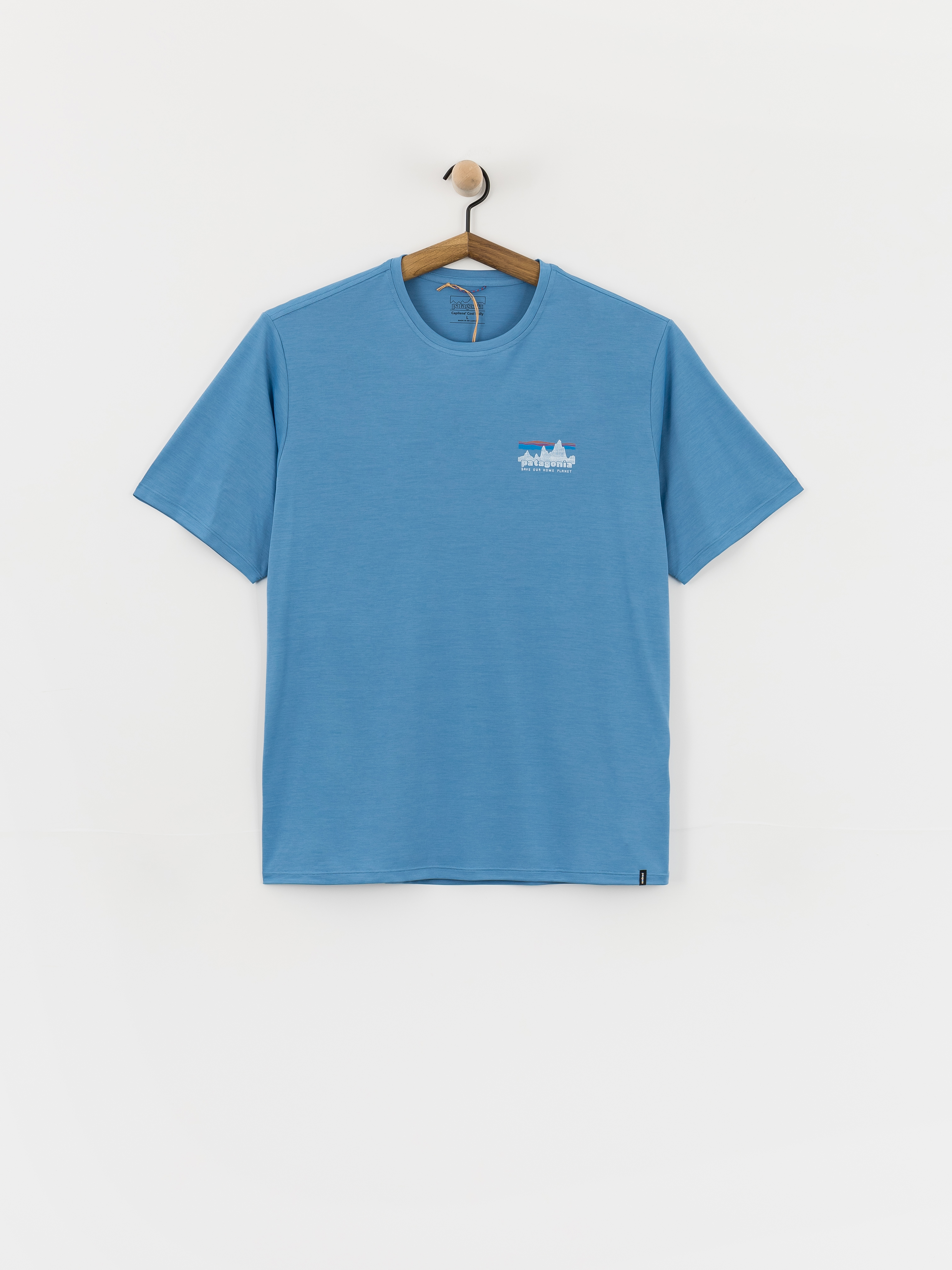 Tričko Patagonia Capilene Cool '73 Skyline (shore blue/light shore blue)