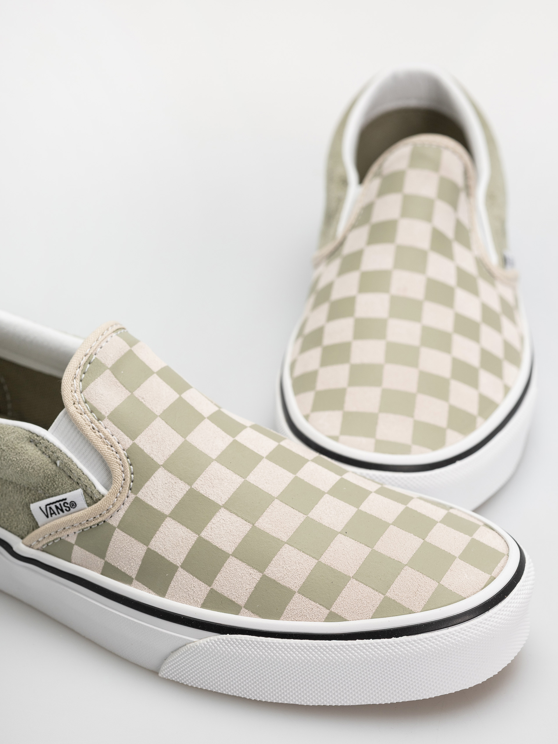 Topánky Vans Classic Slip On (soft sage)
