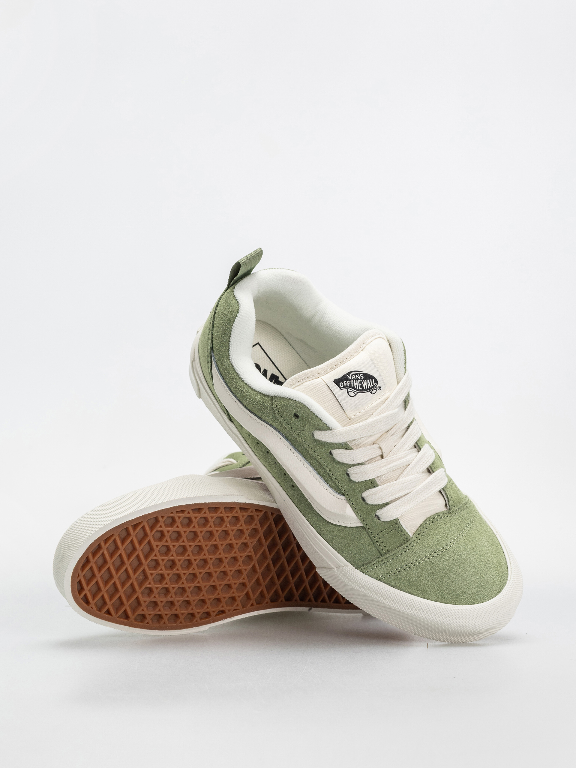 Topánky Vans Knu Skool (suede neutral olive)