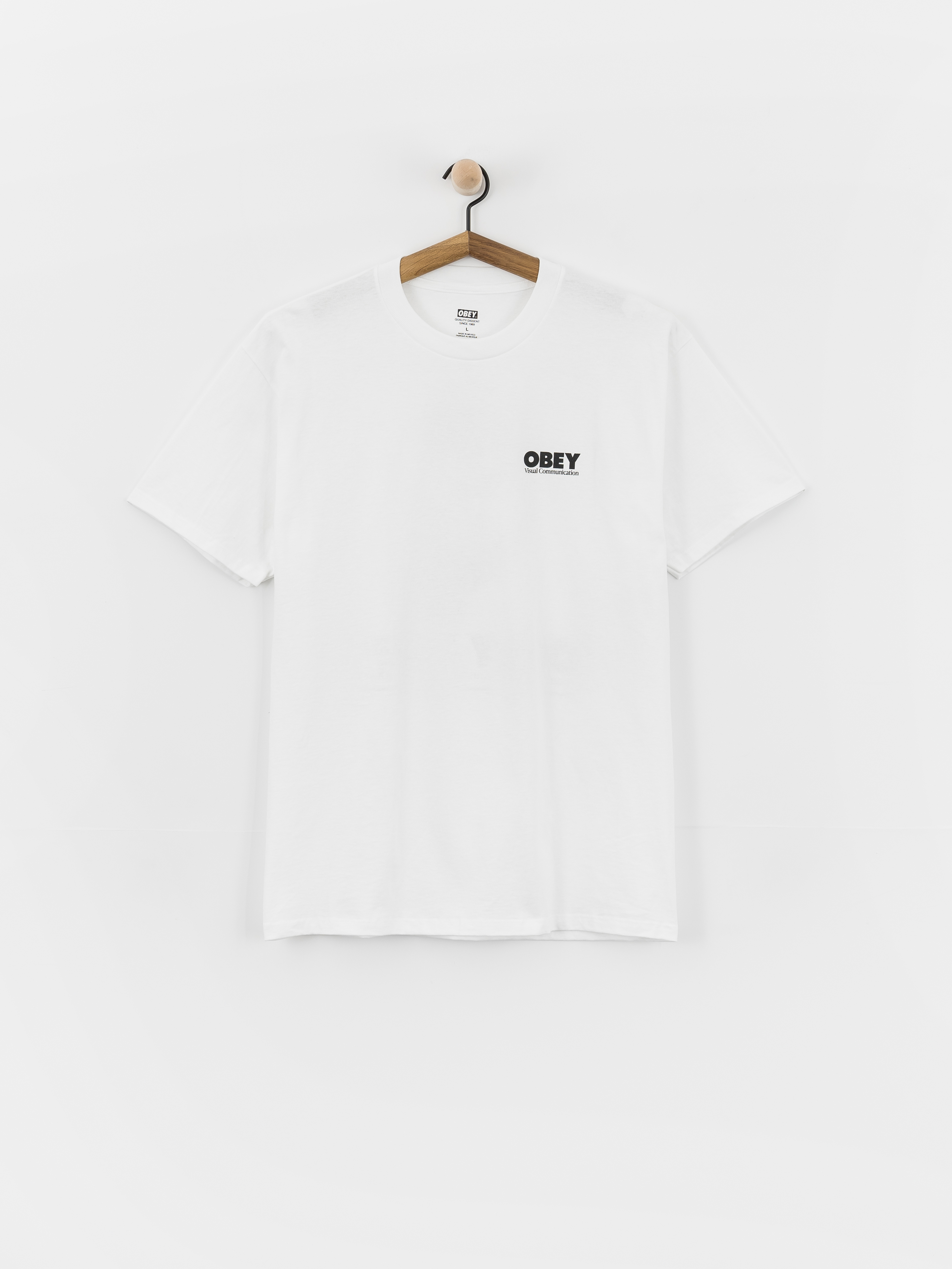 Tričko OBEY Global Systems (white)