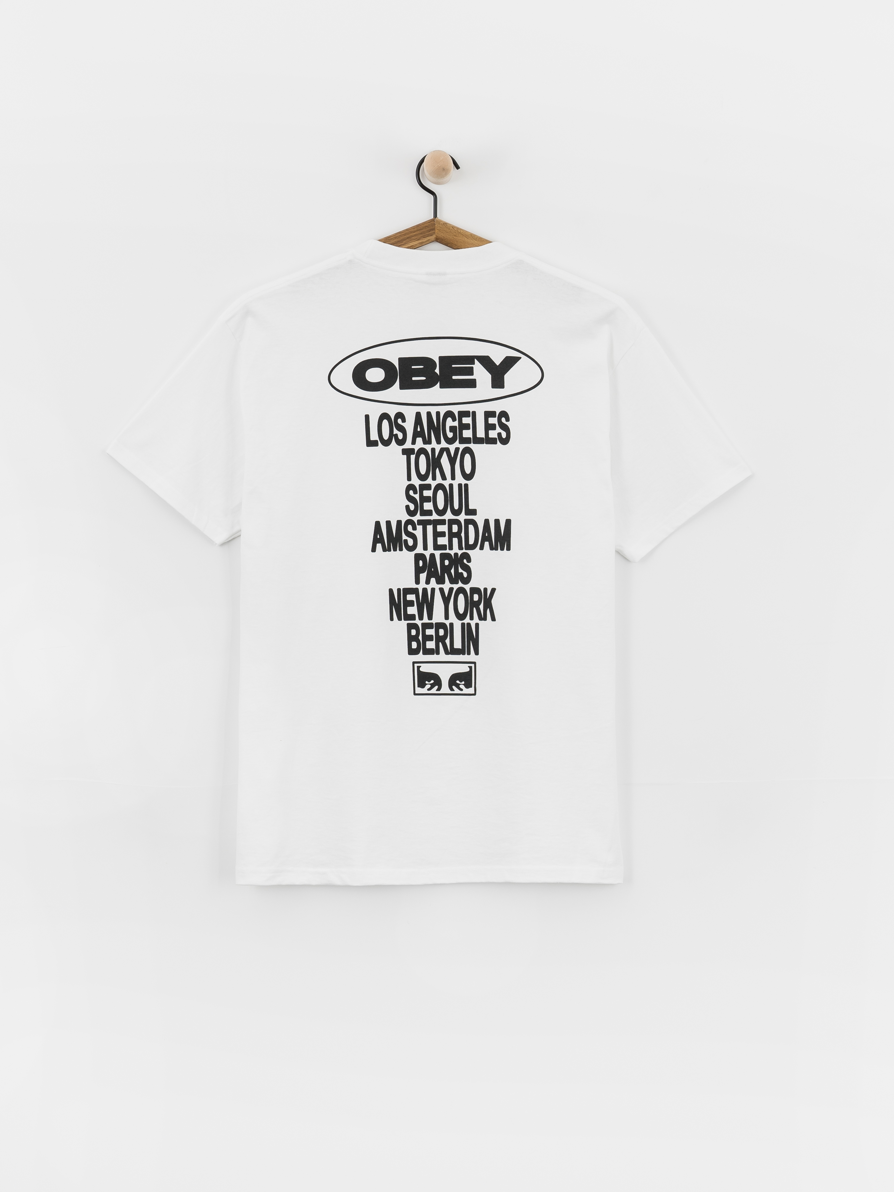 Tričko OBEY Global Impact (white)
