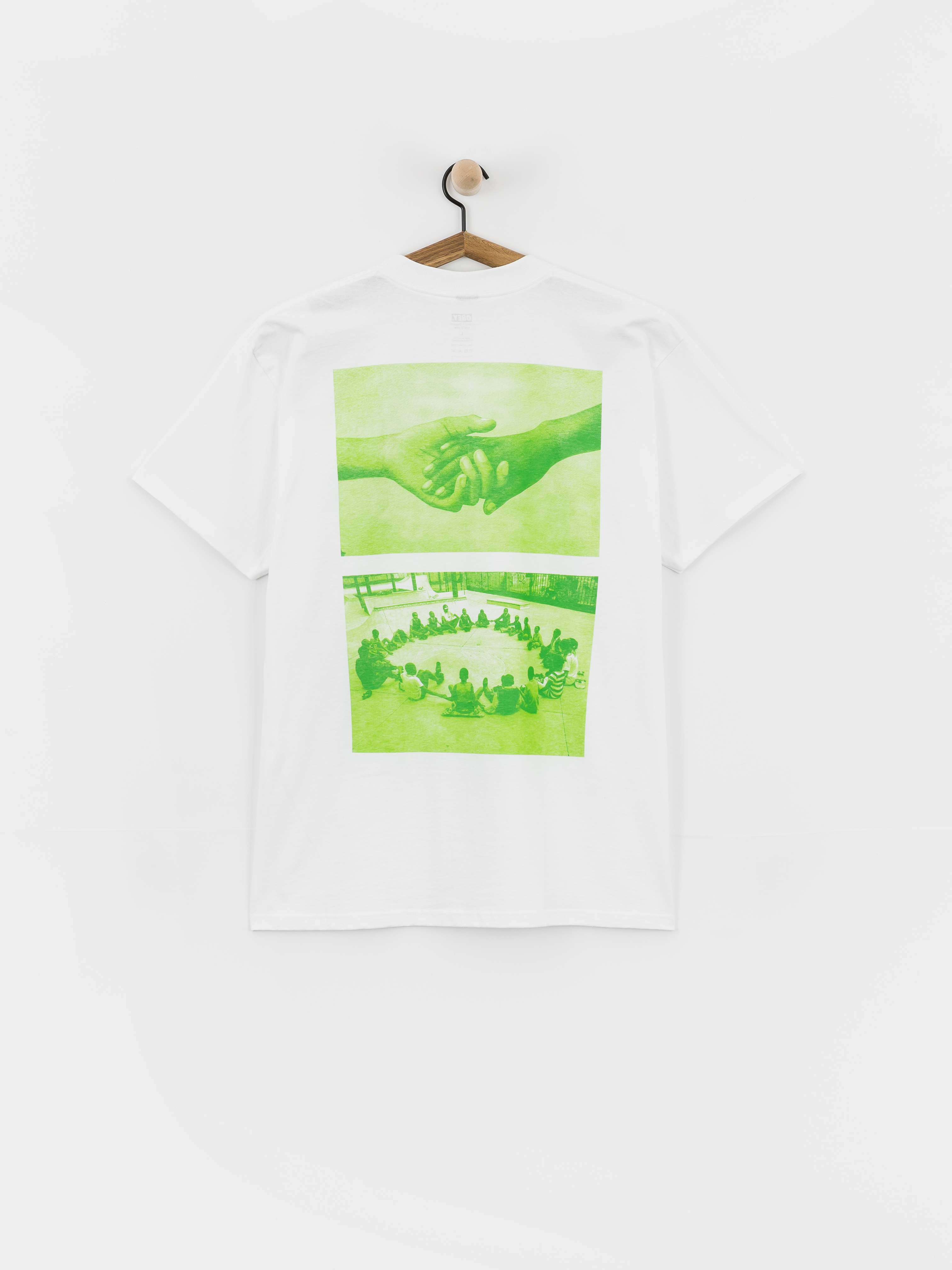 Tričko OBEY Skateistan Child Photo (white)