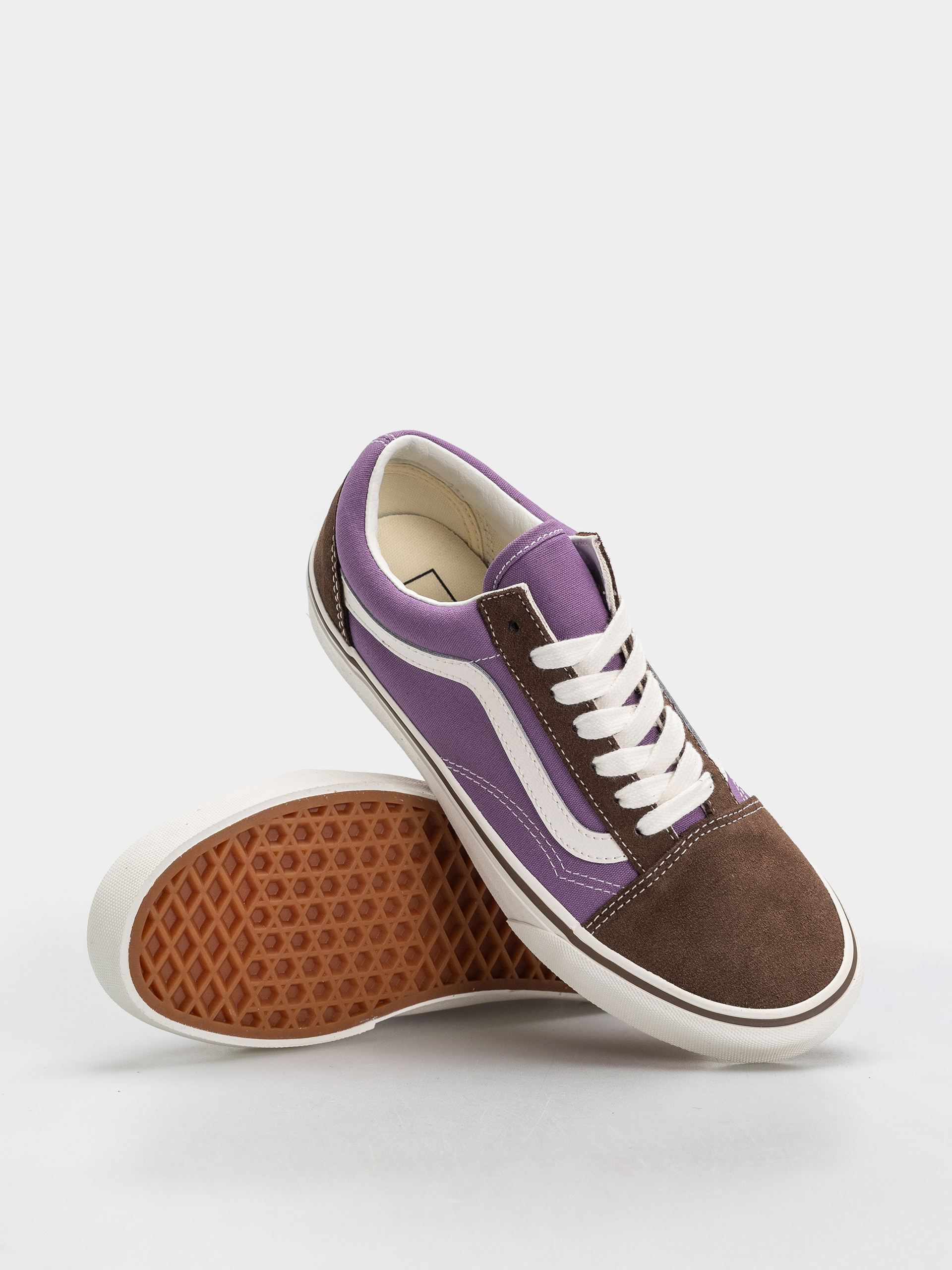 Topánky Vans Old Skool (brown/purple)