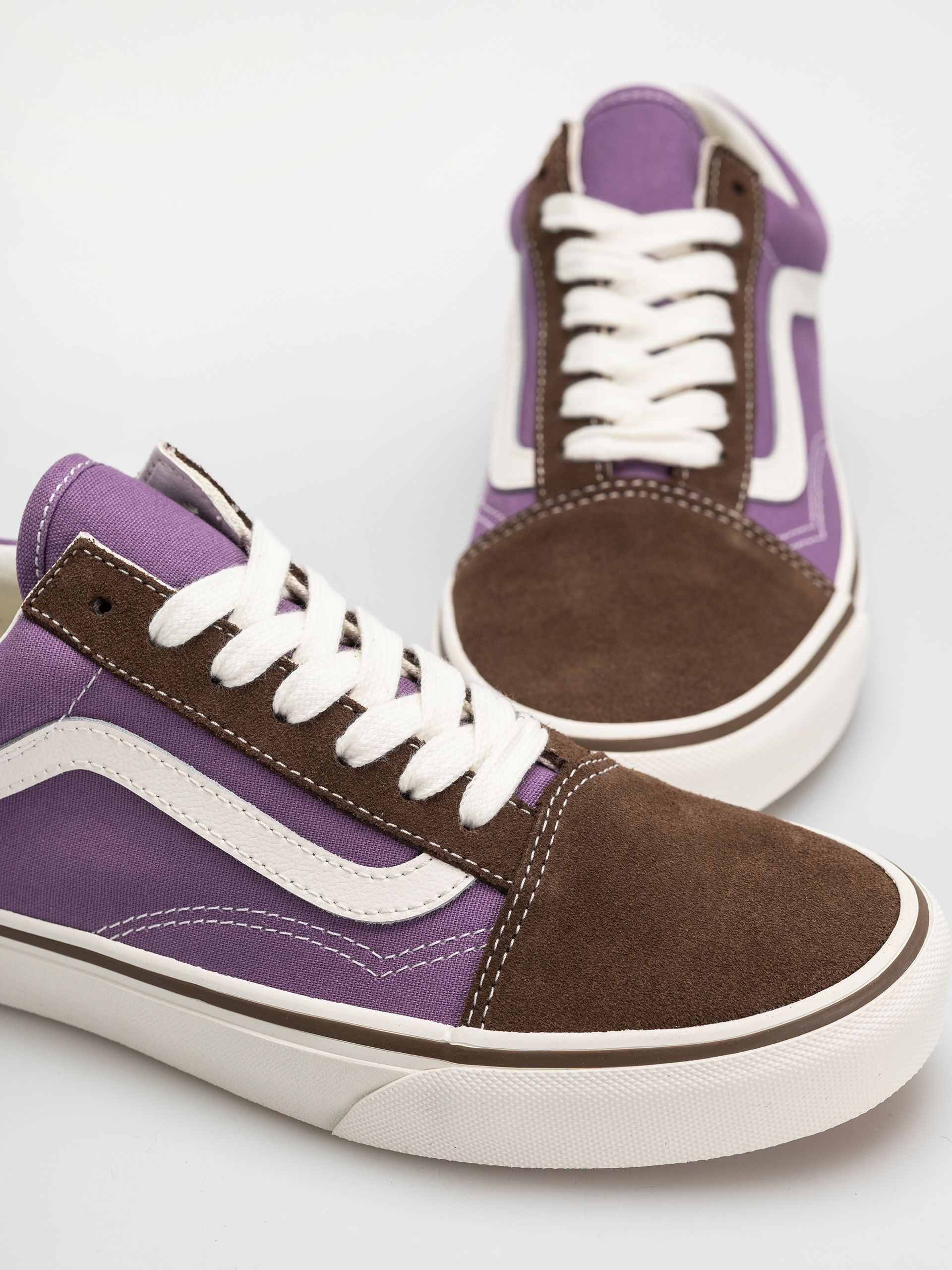 Topánky Vans Old Skool (brown/purple)