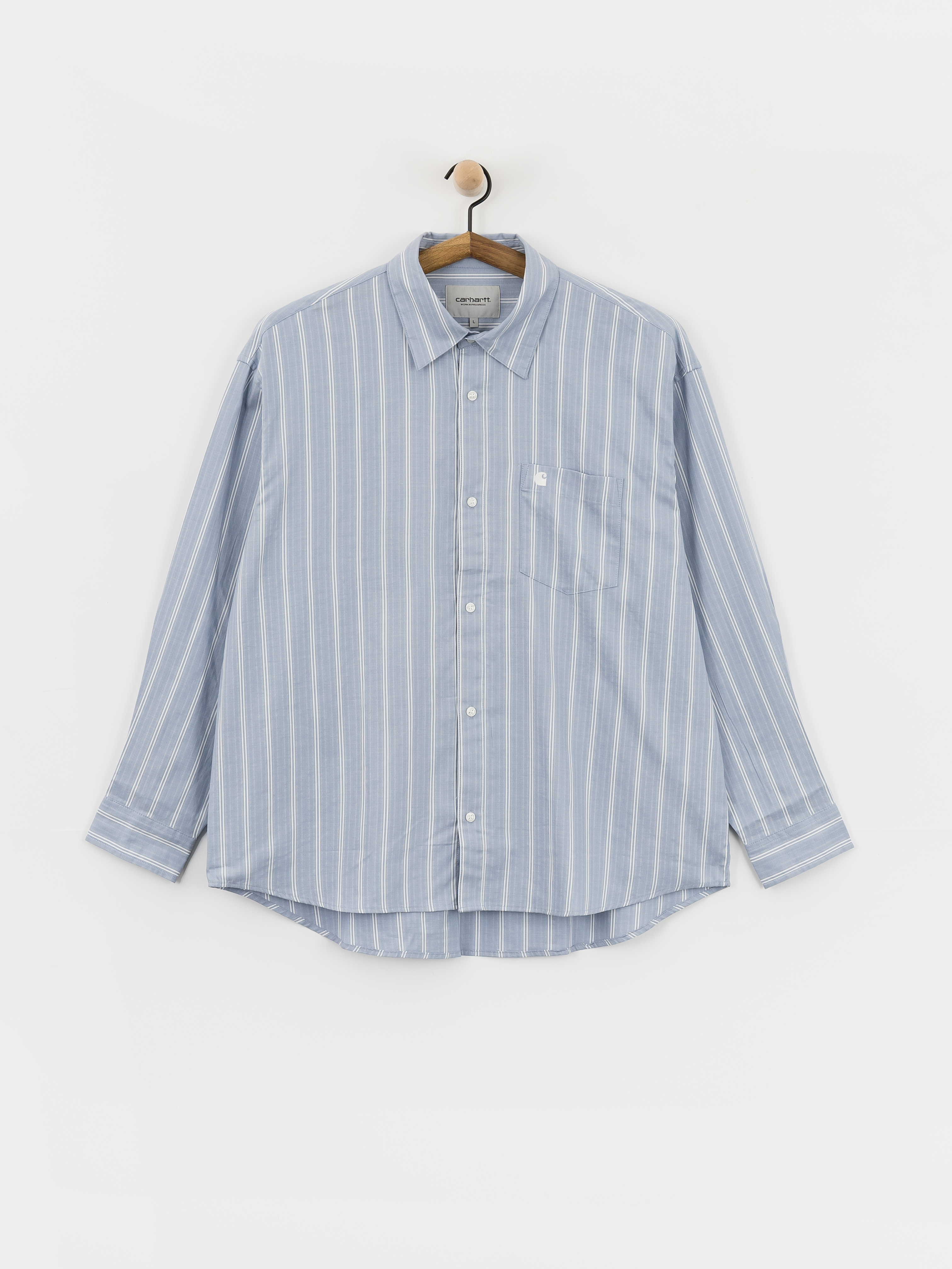 Košeľa Carhartt WIP Beale (beale stripe/gentle blue/white)