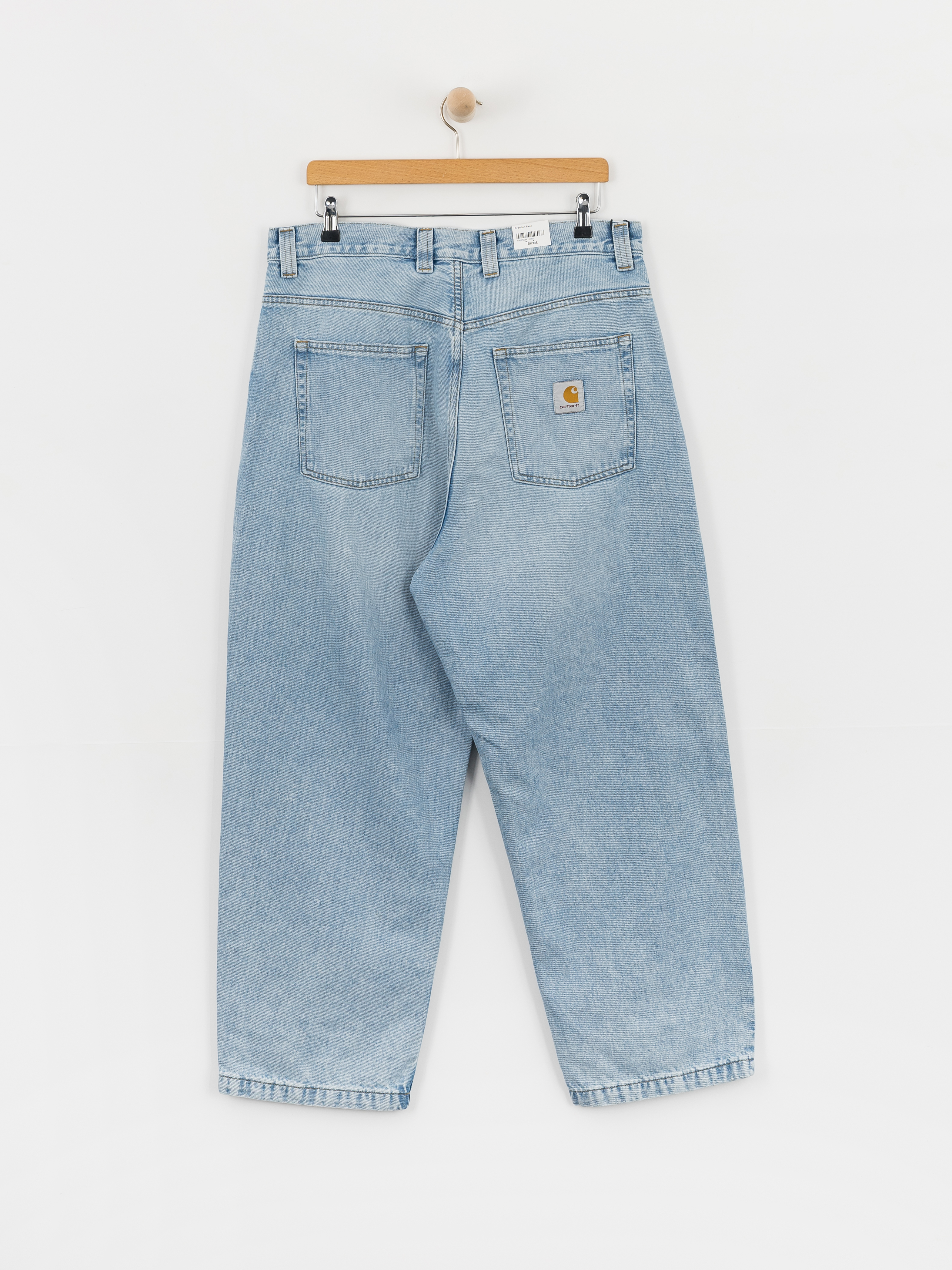 Nohavice Carhartt WIP Brandon (blue heavy worn bleached)