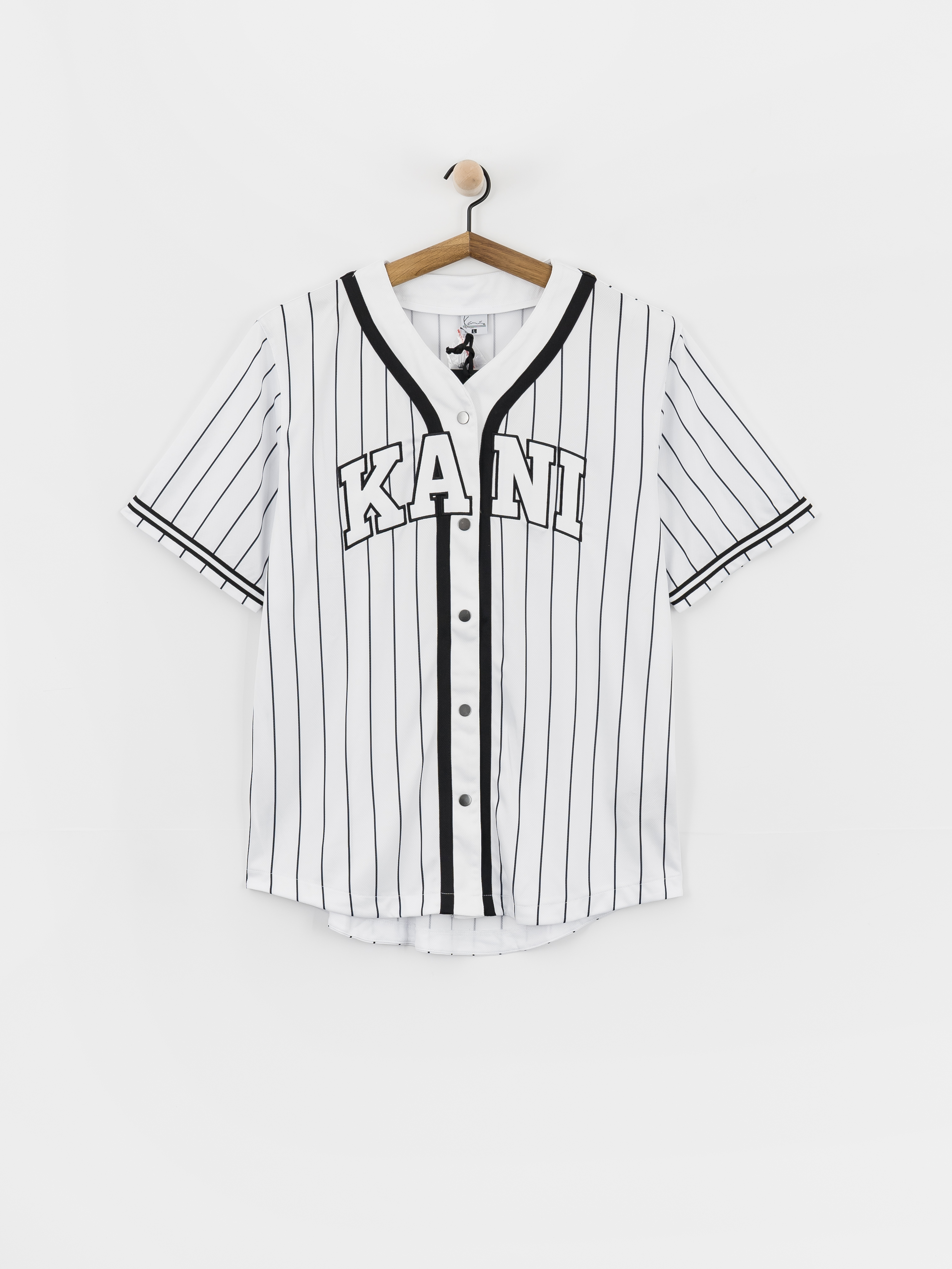 Kou0161eu013ea Karl Kani Serif Pinstripe Baseball (white/black)