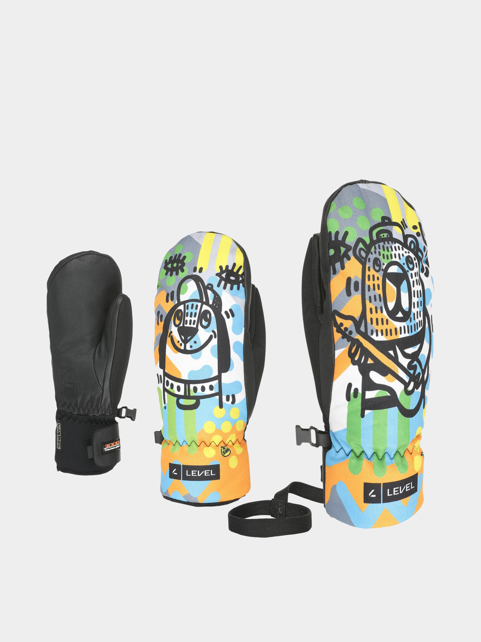 Rukavice Level Vertigo Teen Mitt JR (logos)