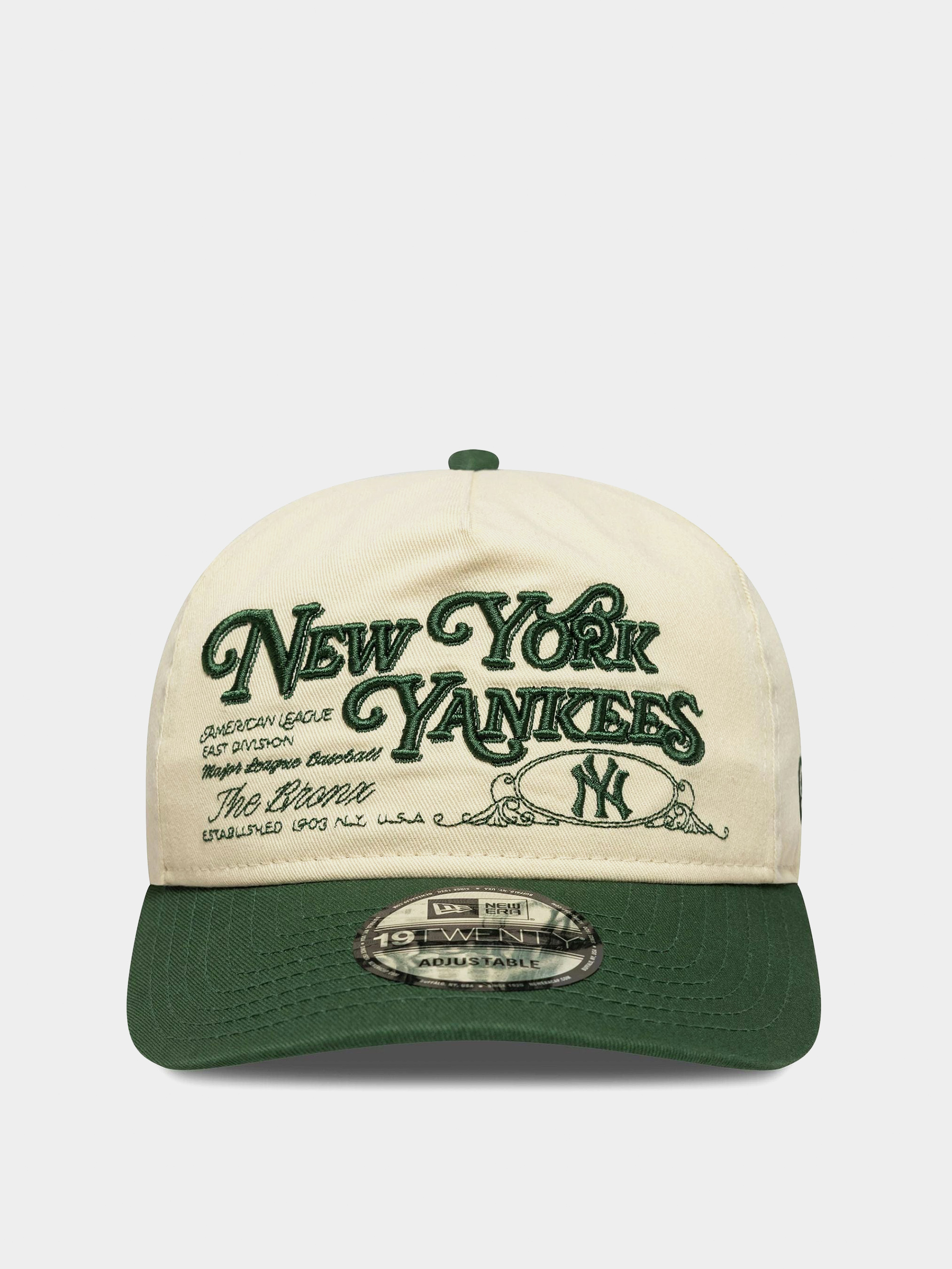 Šiltovka New Era Washed Graphic 19Twenty New York Yankees (light cream/cigar)