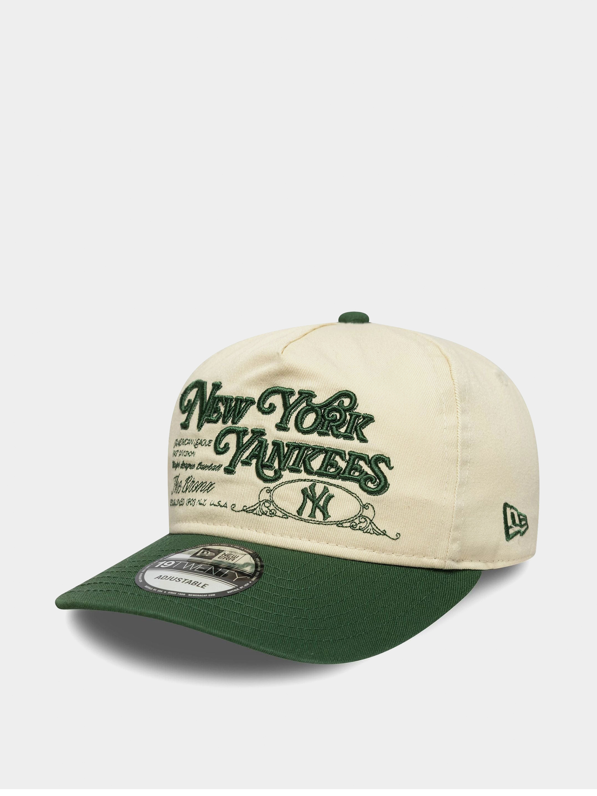 Šiltovka New Era Washed Graphic 19Twenty New York Yankees (light cream/cigar)