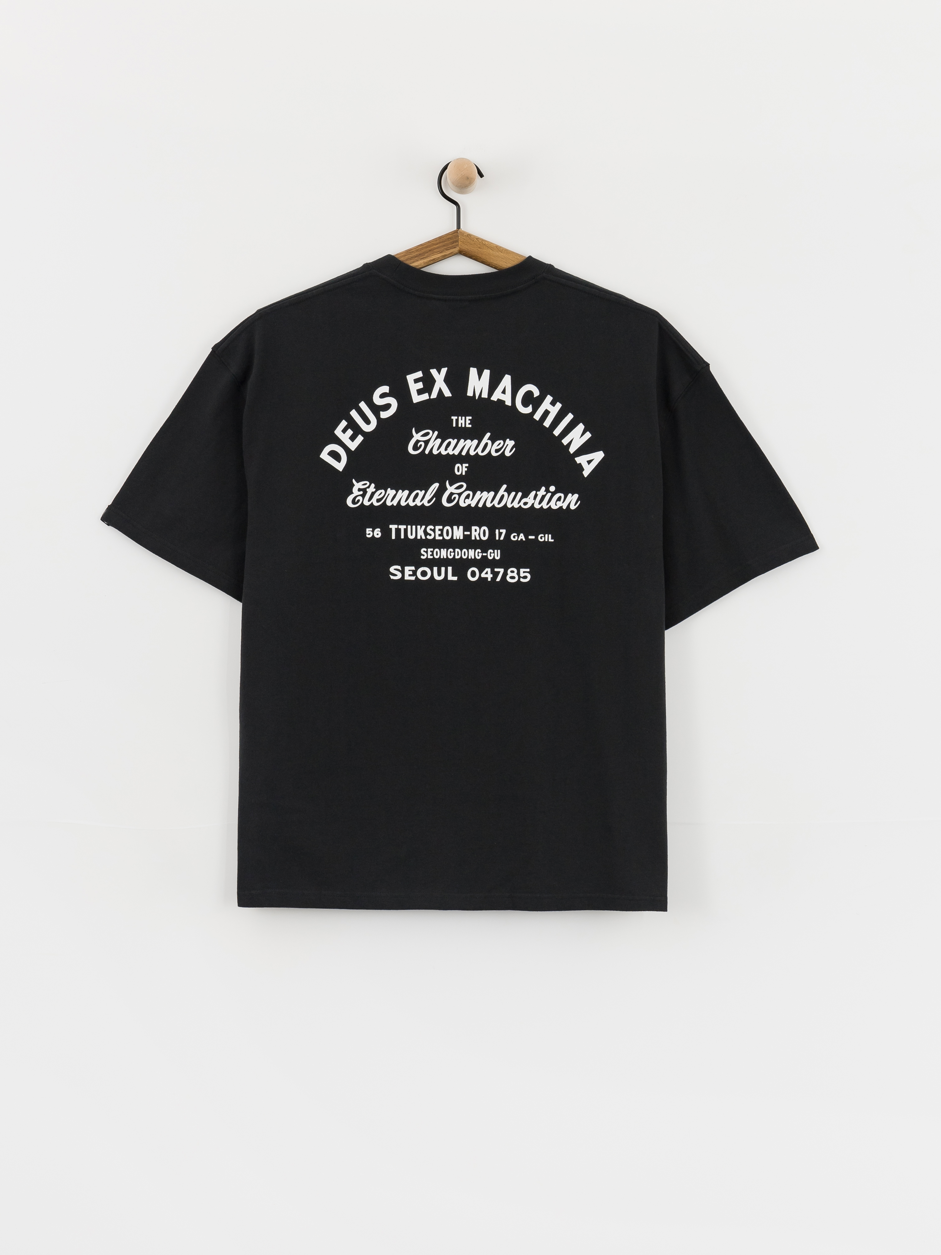 Tričko Deus Ex Machina Seoul Sign (black)