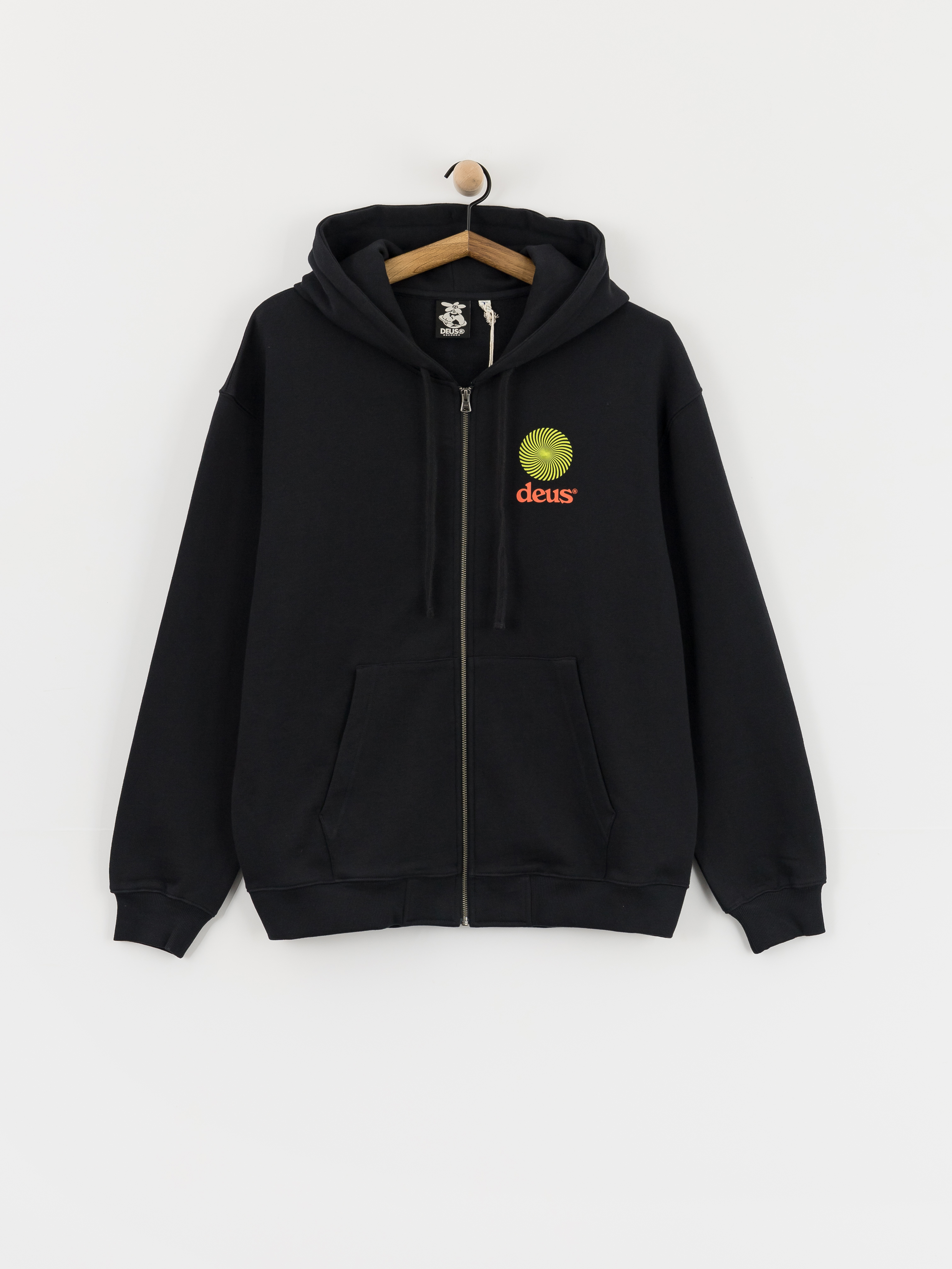 Mikina s kapucňou Deus Ex Machina Strata ZHD (black)