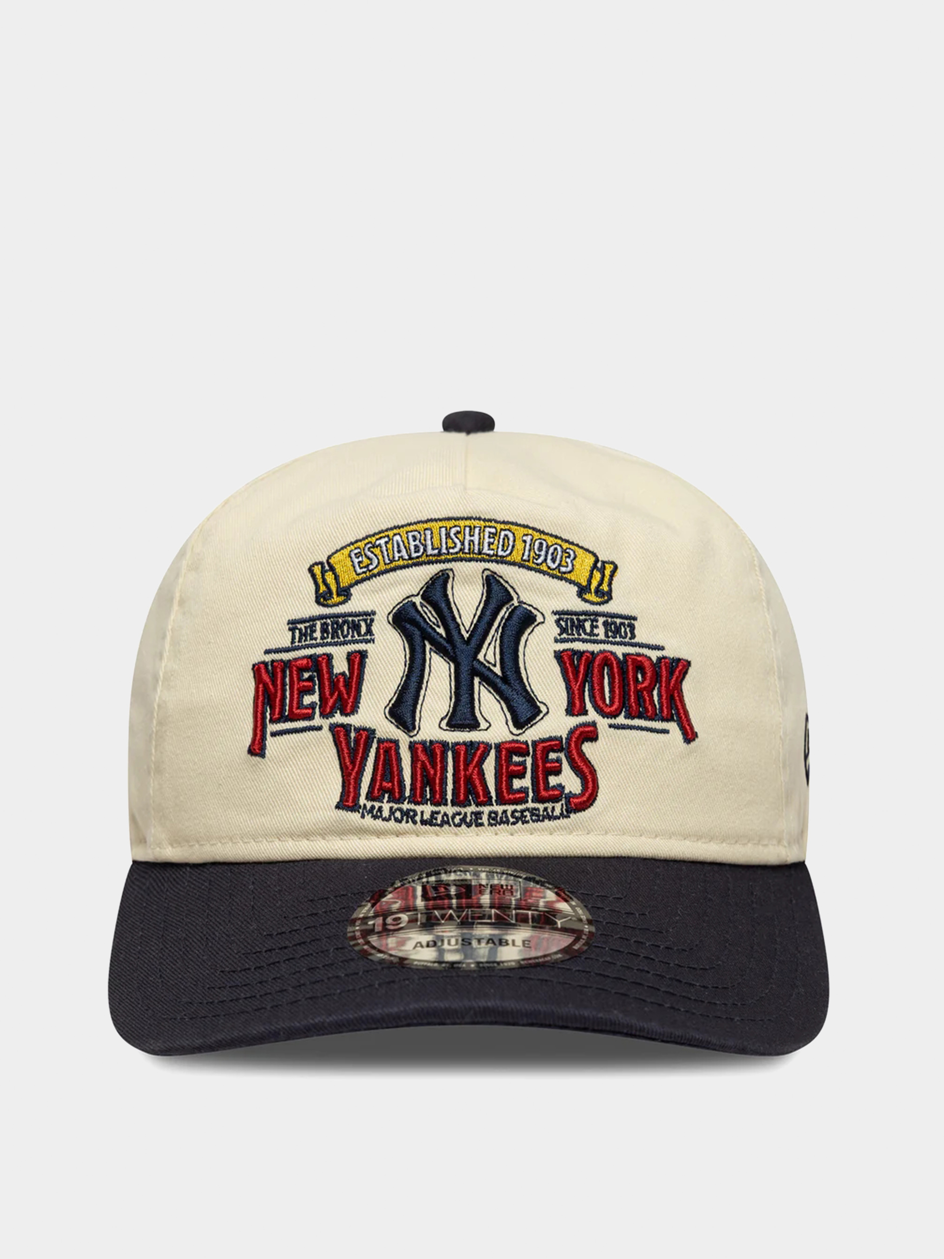 Šiltovka New Era Washed Graphic 19Twenty New York Yankees (light cream/navy)