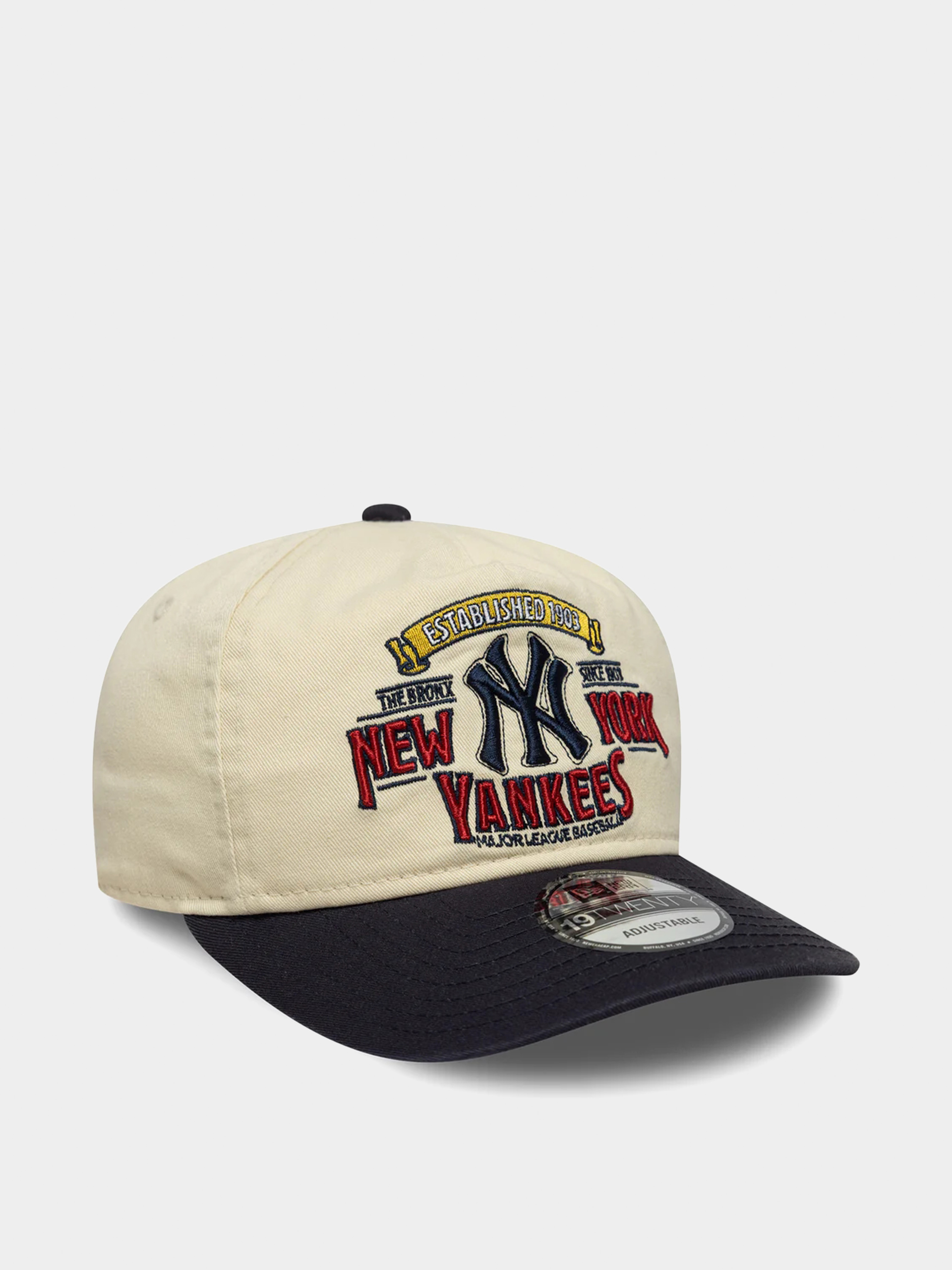 Šiltovka New Era Washed Graphic 19Twenty New York Yankees (light cream/navy)