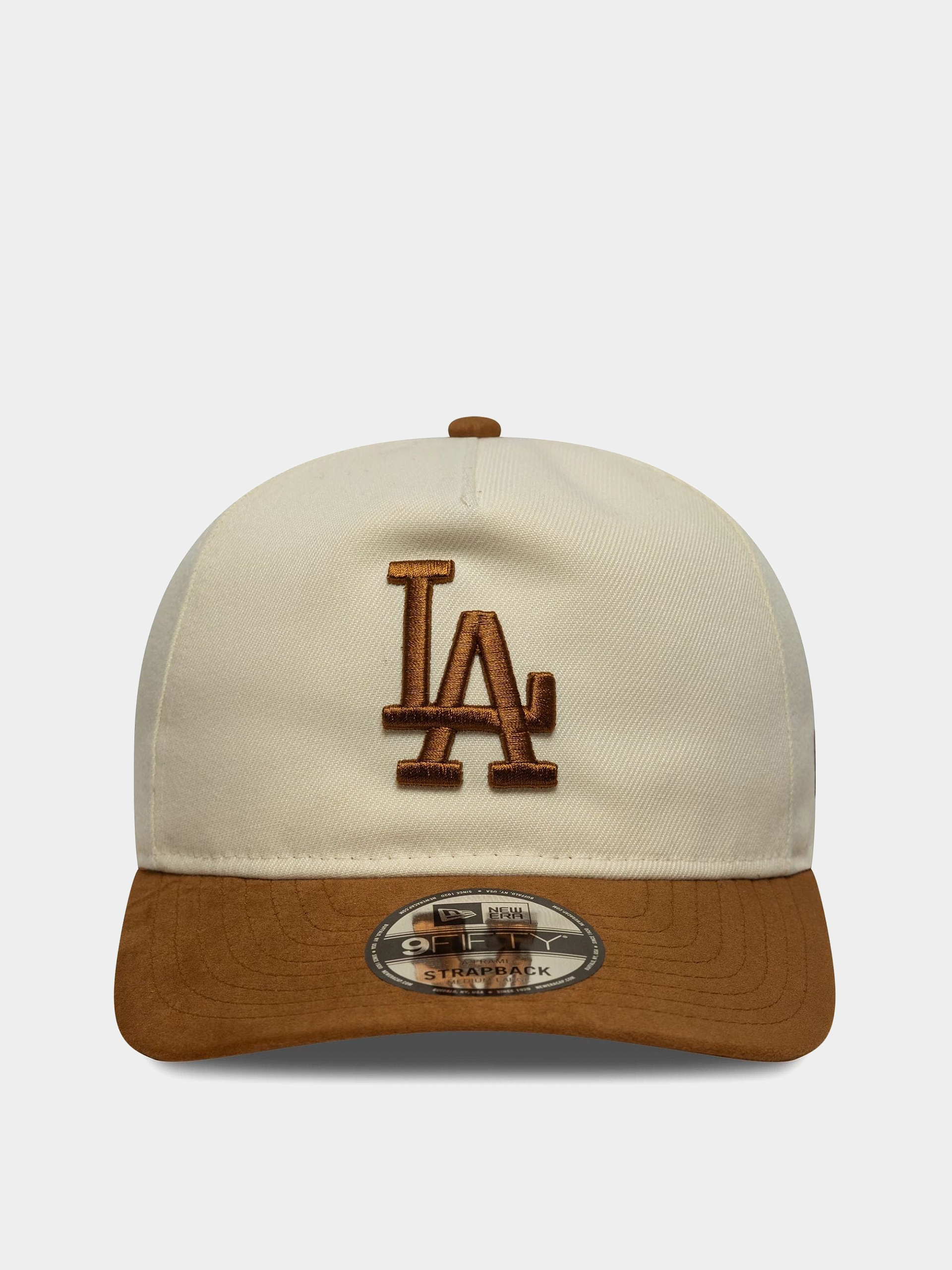 Šiltovka New Era Suede Visor 9Fifty La Dodgers (light cream/dark ochre)