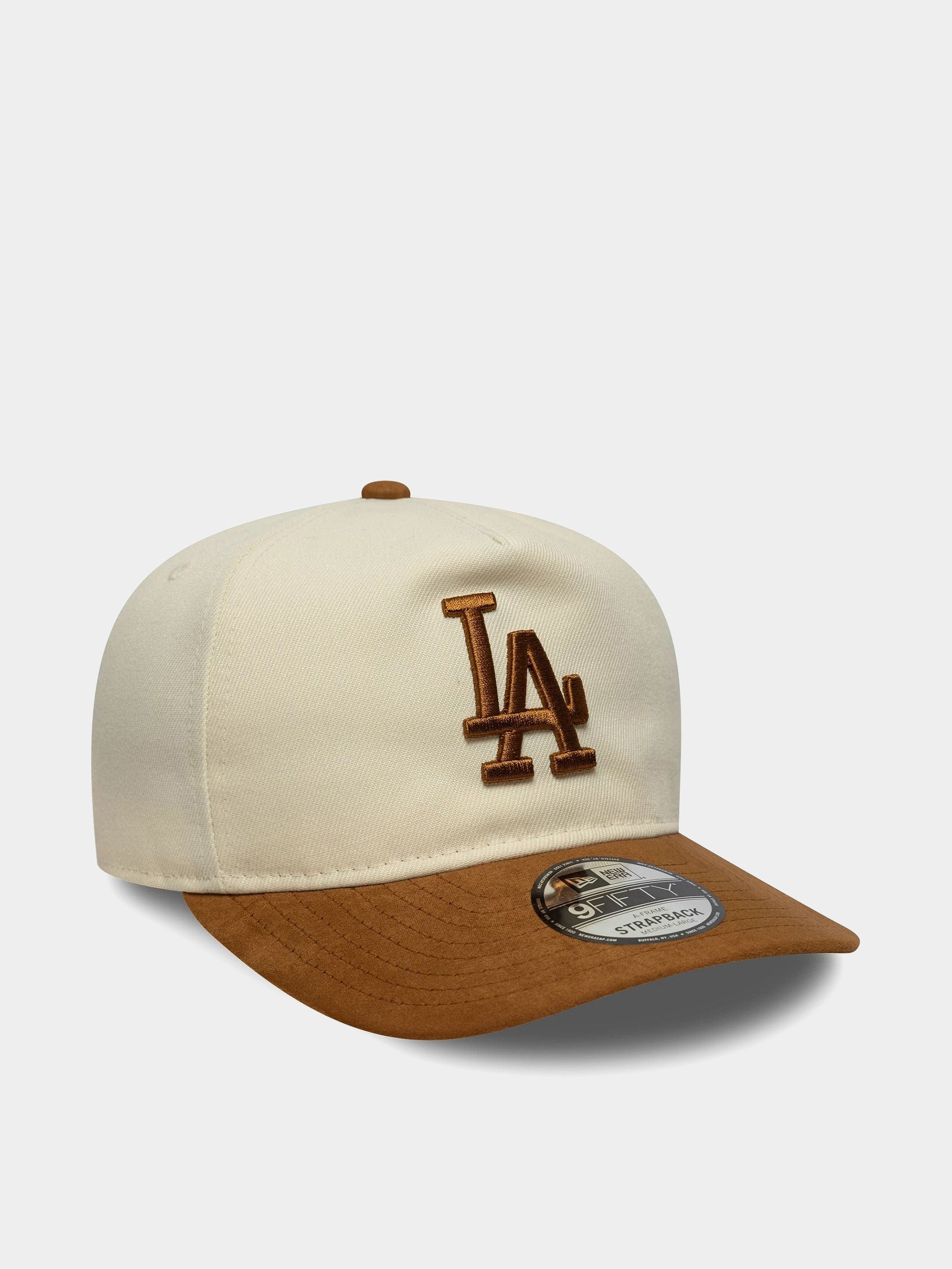 Šiltovka New Era Suede Visor 9Fifty La Dodgers (light cream/dark ochre)