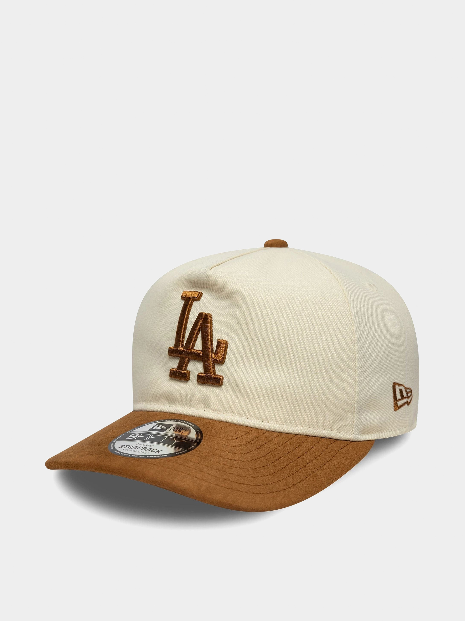 Šiltovka New Era Suede Visor 9Fifty La Dodgers (light cream/dark ochre)