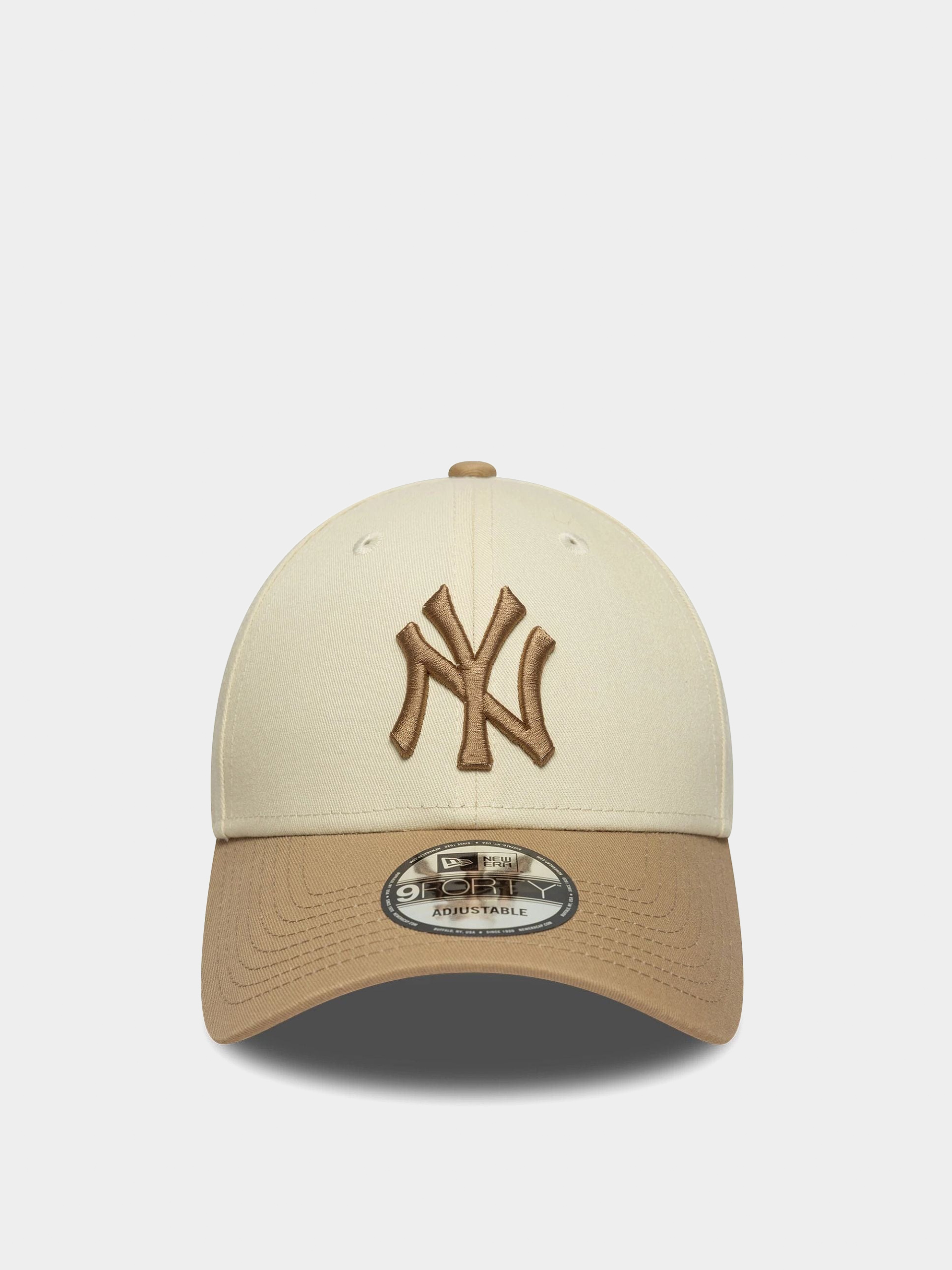 Šiltovka New Era Colour Block 9Forty New York Yankees (light cream/camel)