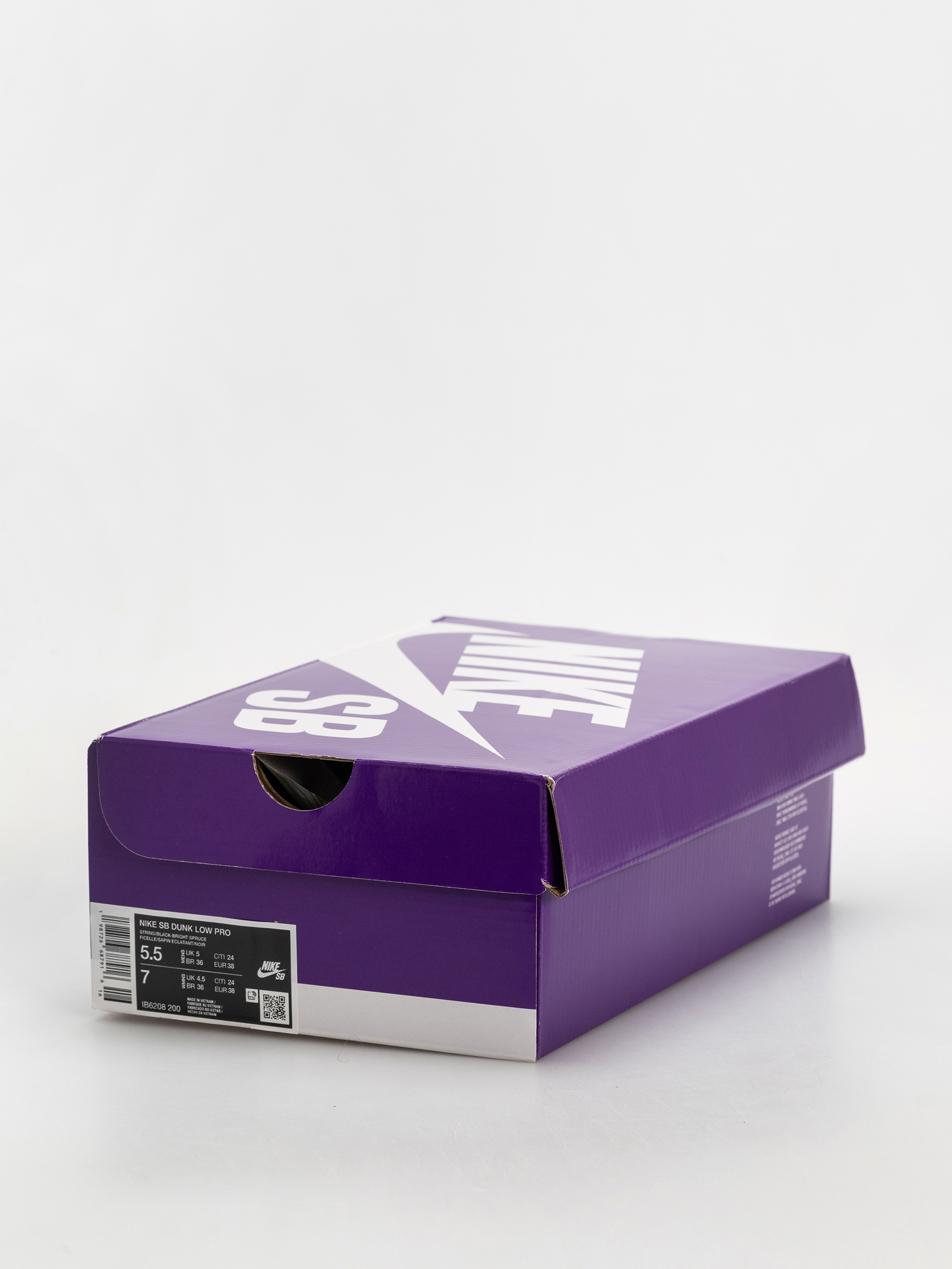 Topánky Nike SB Dunk Low Pro (string/black bright spruce fierce purple)