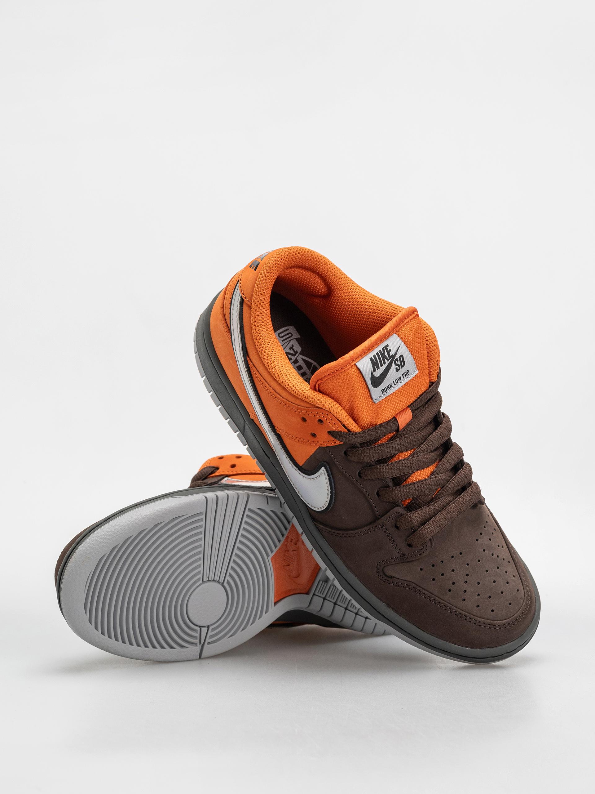 Topánky Nike SB Dunk Low Pro (safety orange/wolf grey baroque brown)