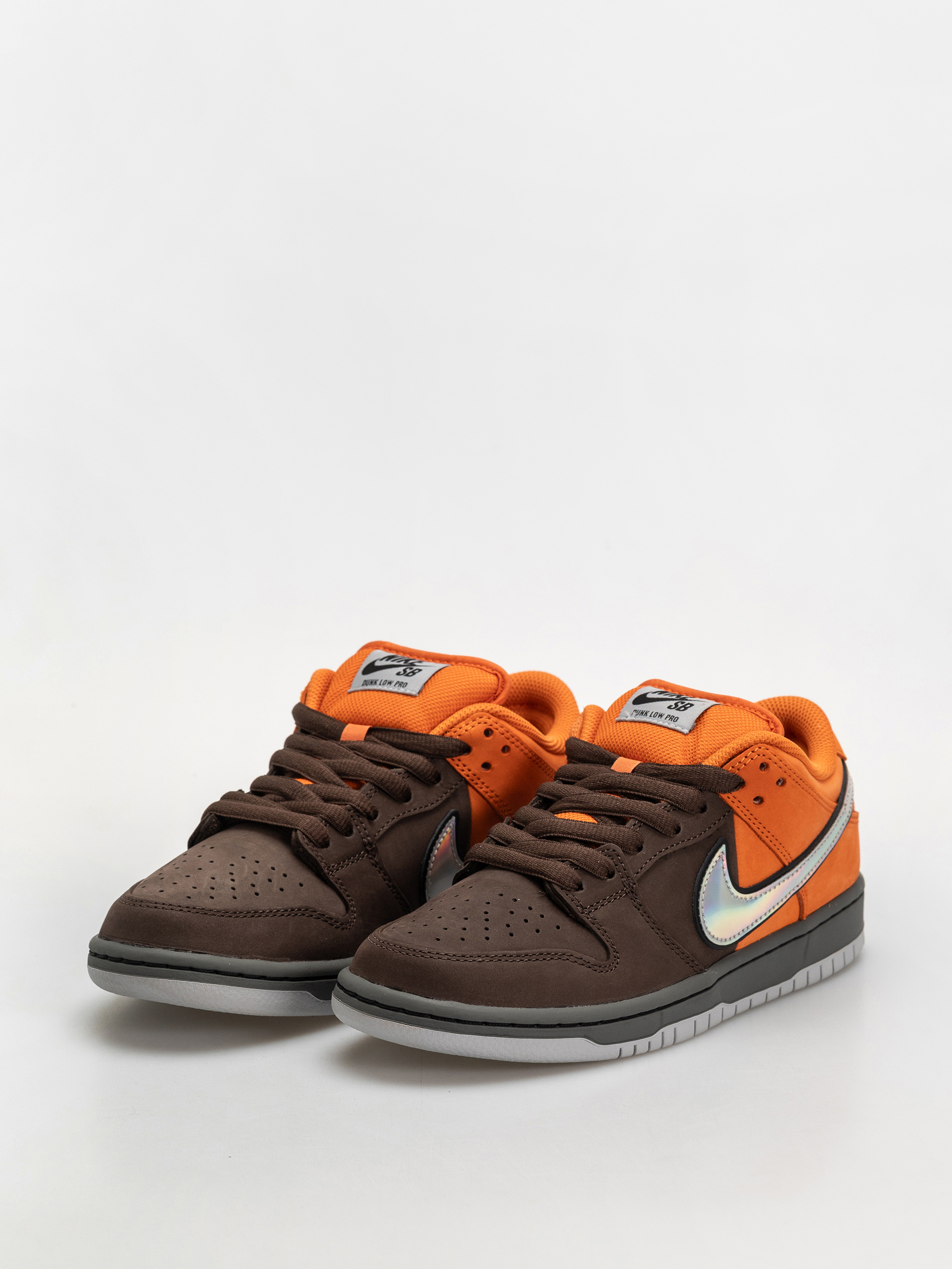 Topánky Nike SB Dunk Low Pro (safety orange/wolf grey baroque brown)