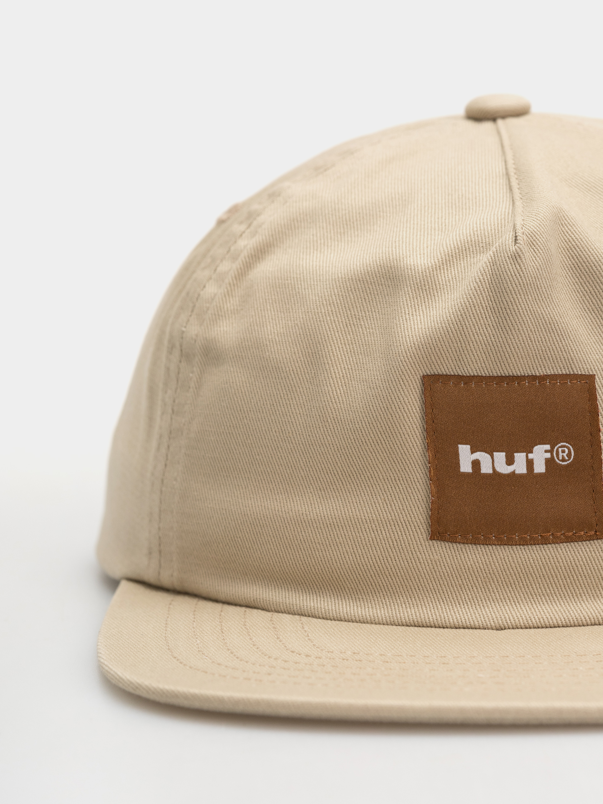 Šiltovka HUF Box Logo (tan/brown)