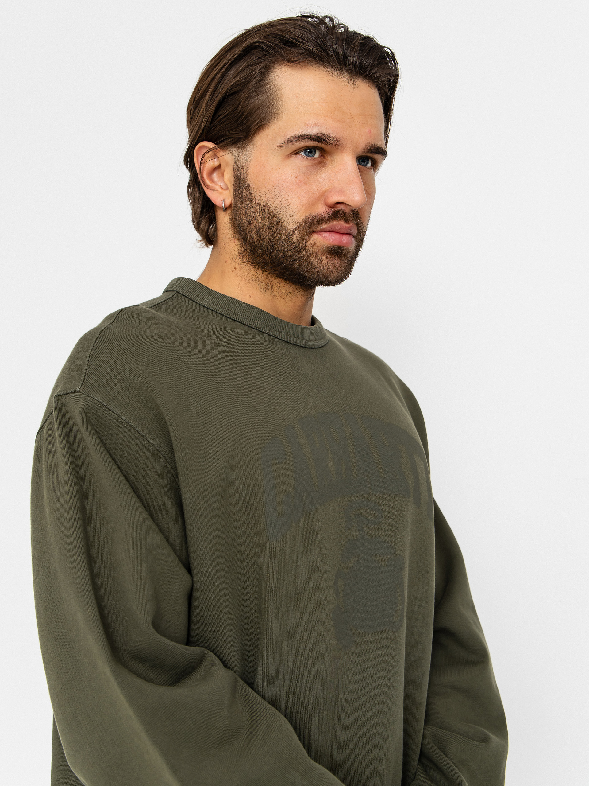 Mikina Carhartt WIP Faded Pond Corps (cypress)