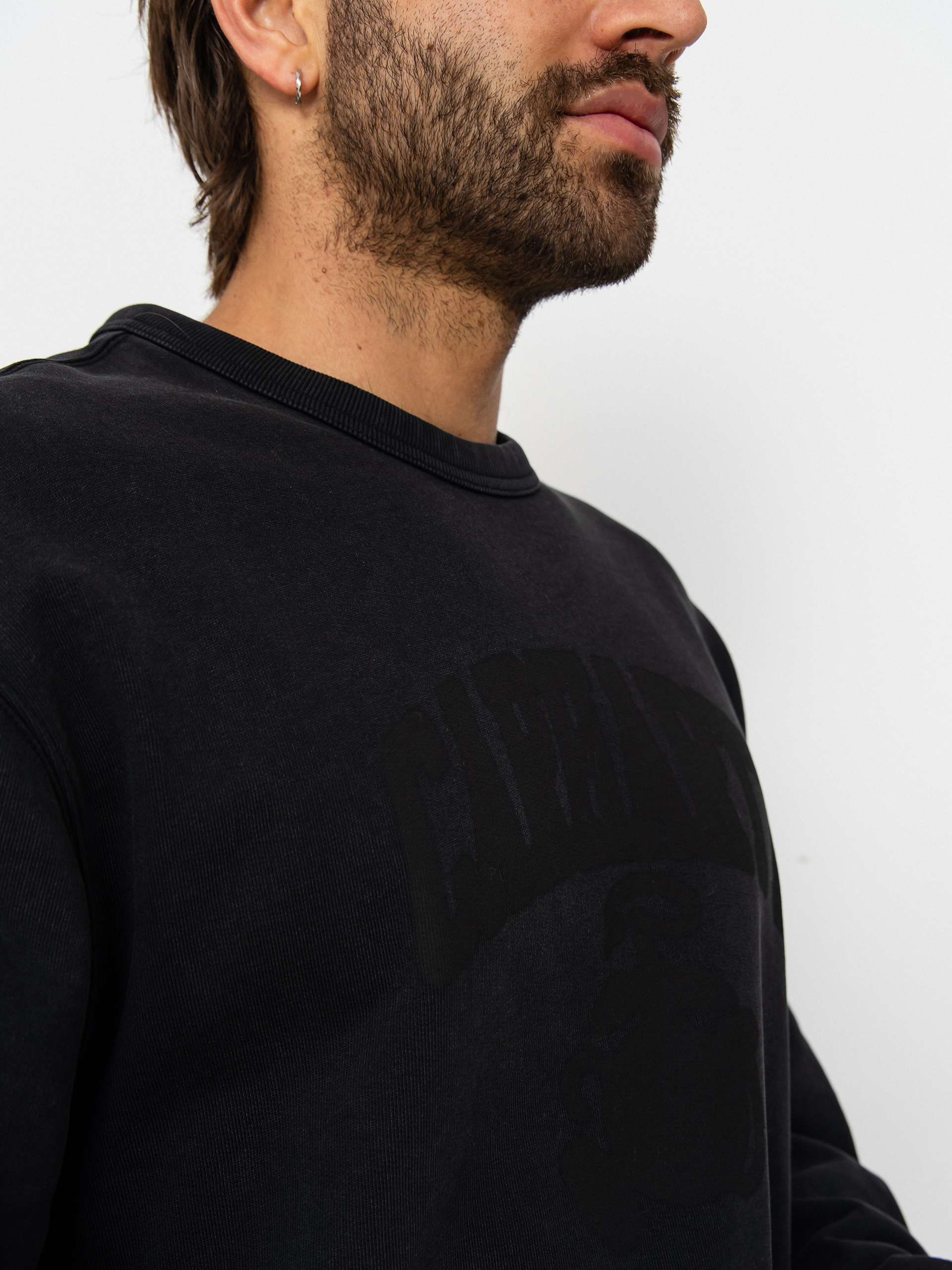 Mikina Carhartt WIP Faded Pond Corps (black)