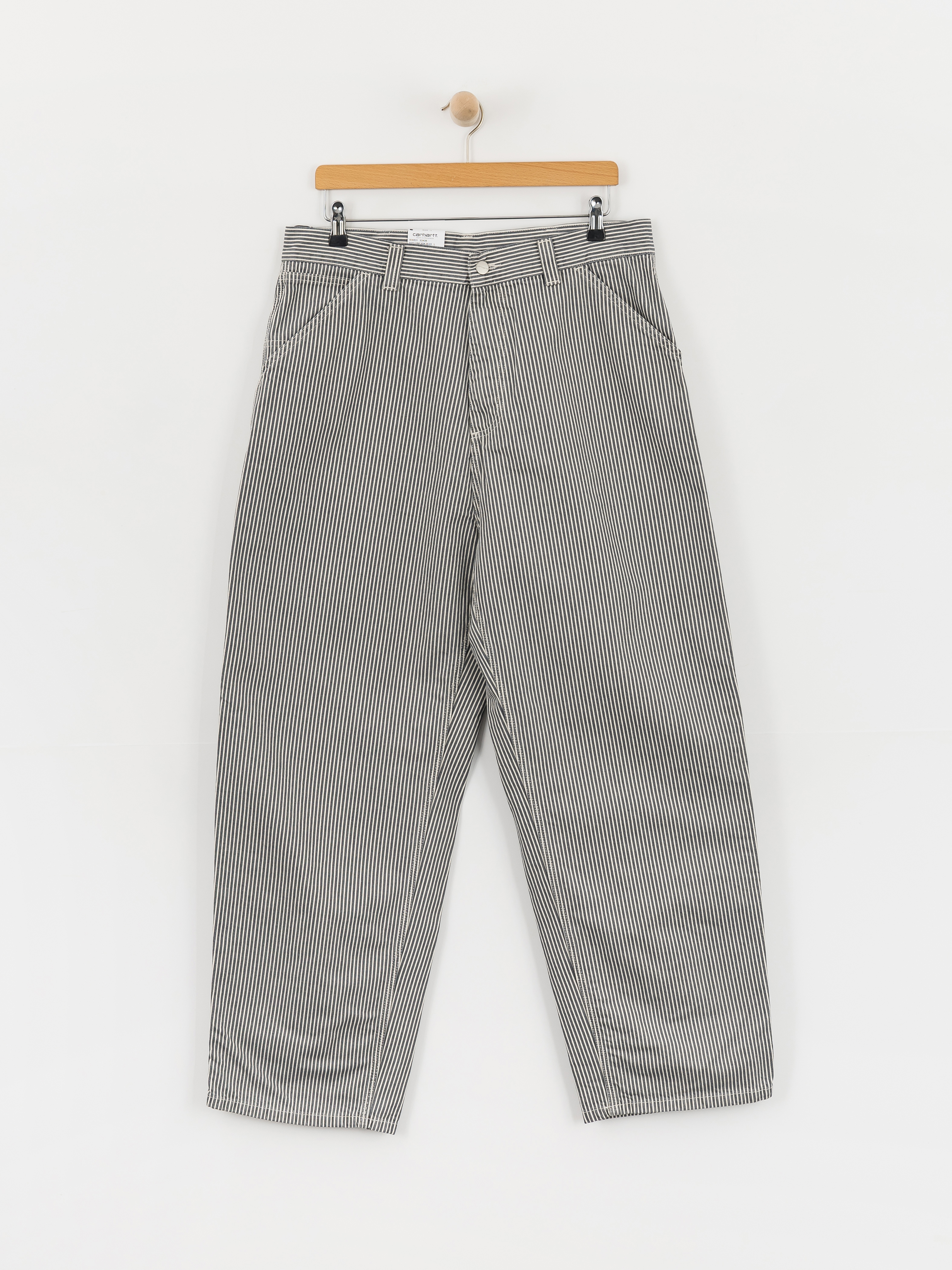 Nohavice Carhartt WIP Mercer Single Knee (mercer stripe/graphite/wax)