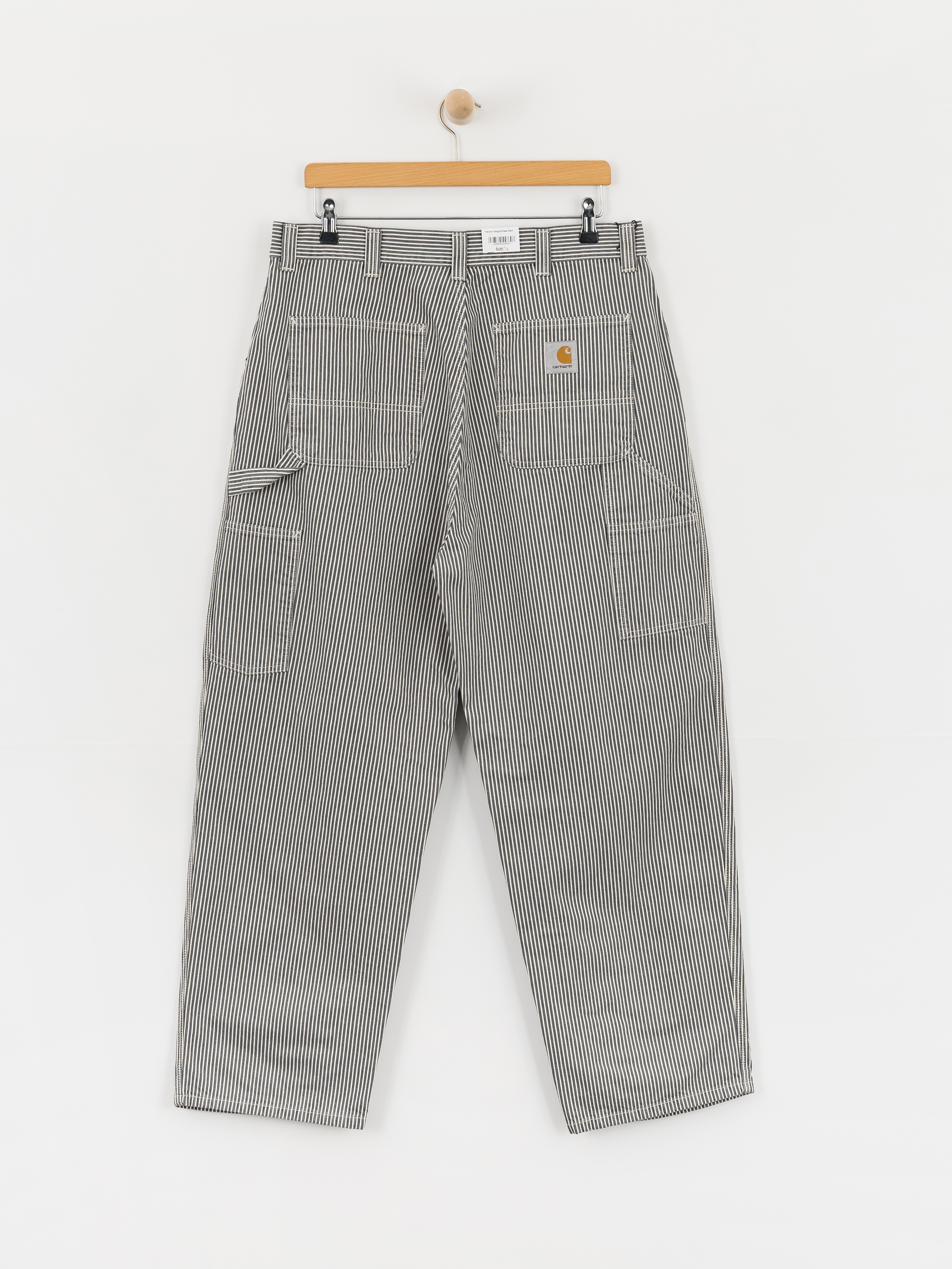 Nohavice Carhartt WIP Mercer Single Knee (mercer stripe/graphite/wax)