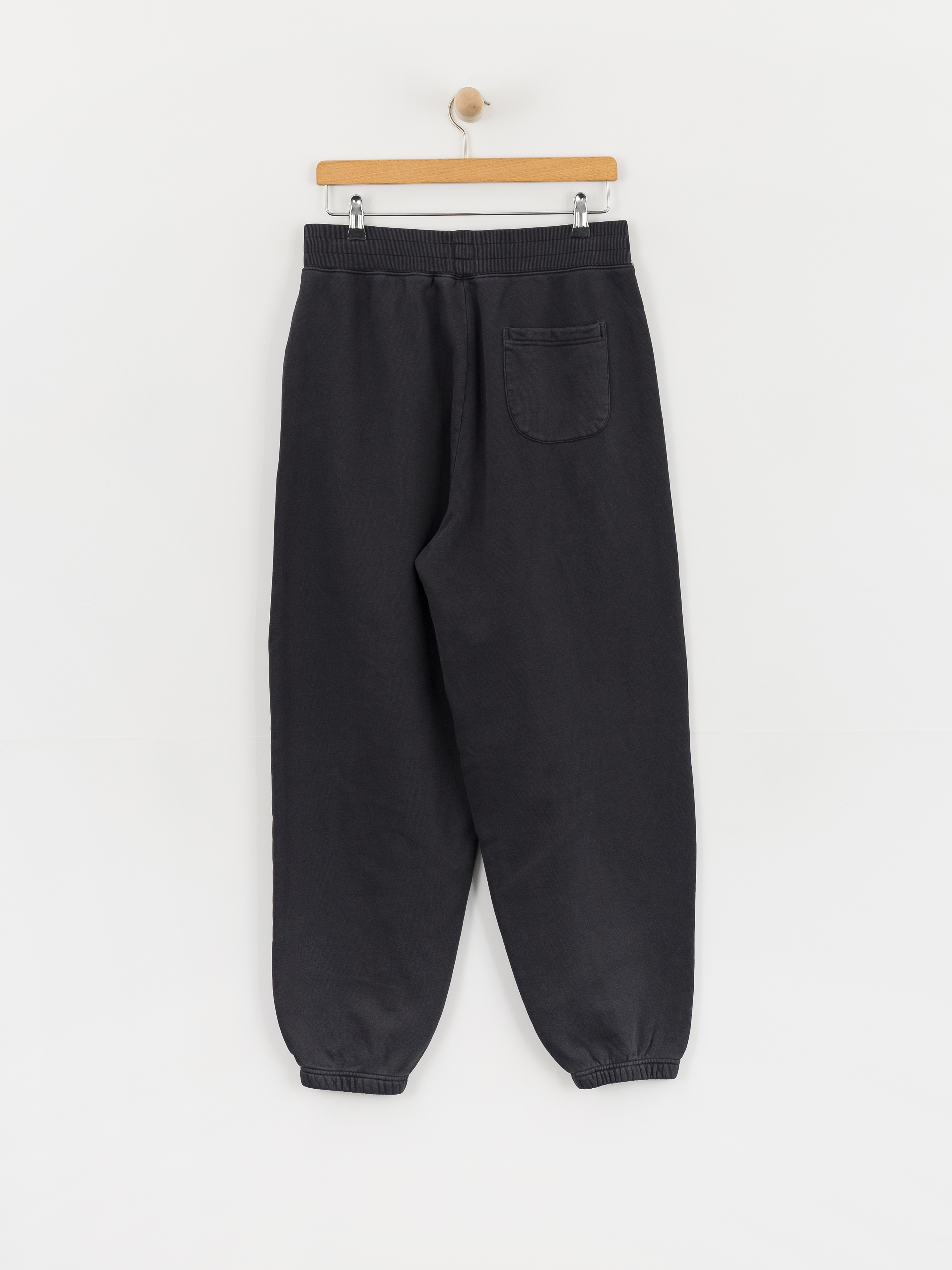 Nohavice Deus Ex Machina Shield Garment Dyed Track (black)